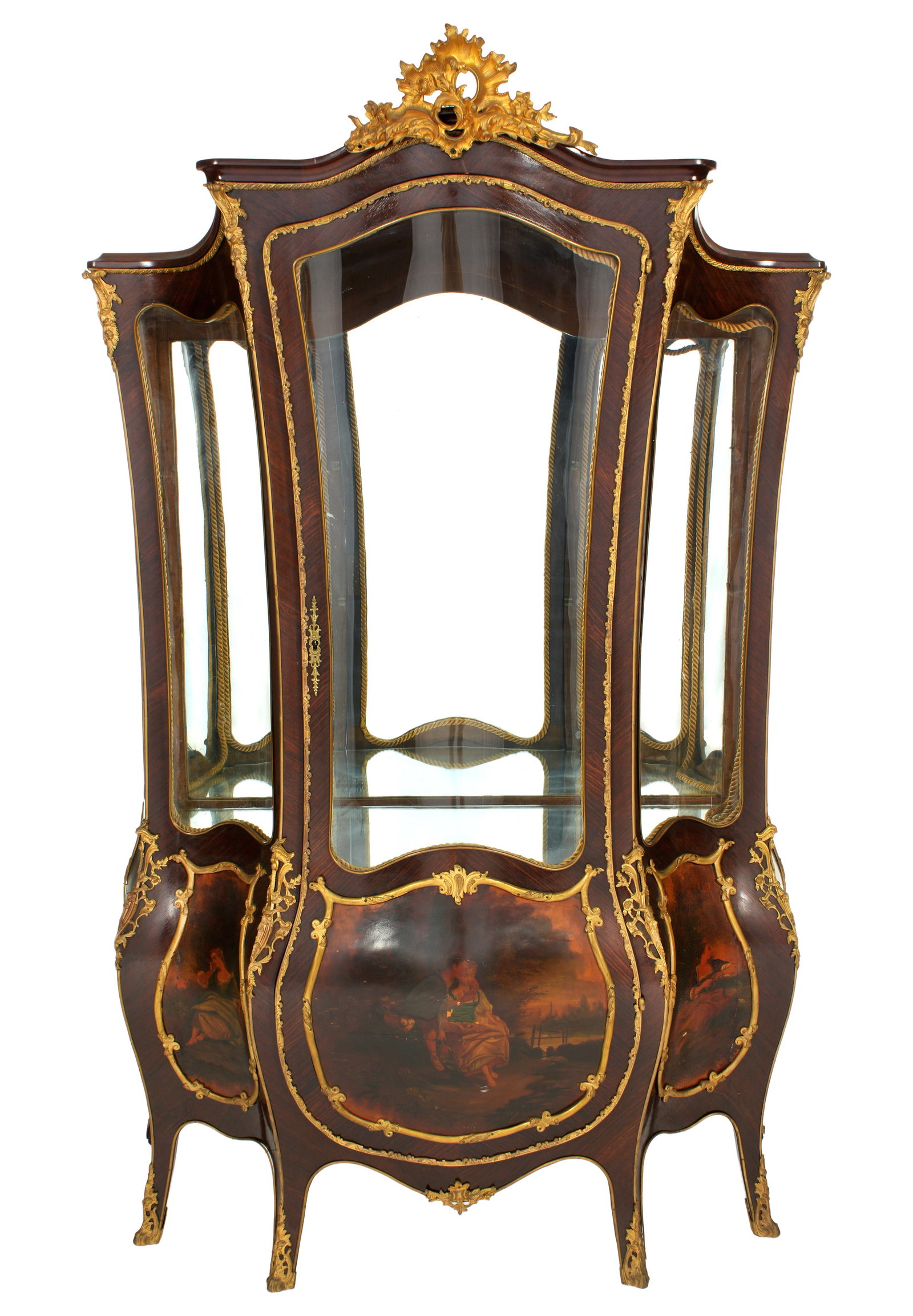 Louis XV Vernis Martin Style Display Case (1 of 2)