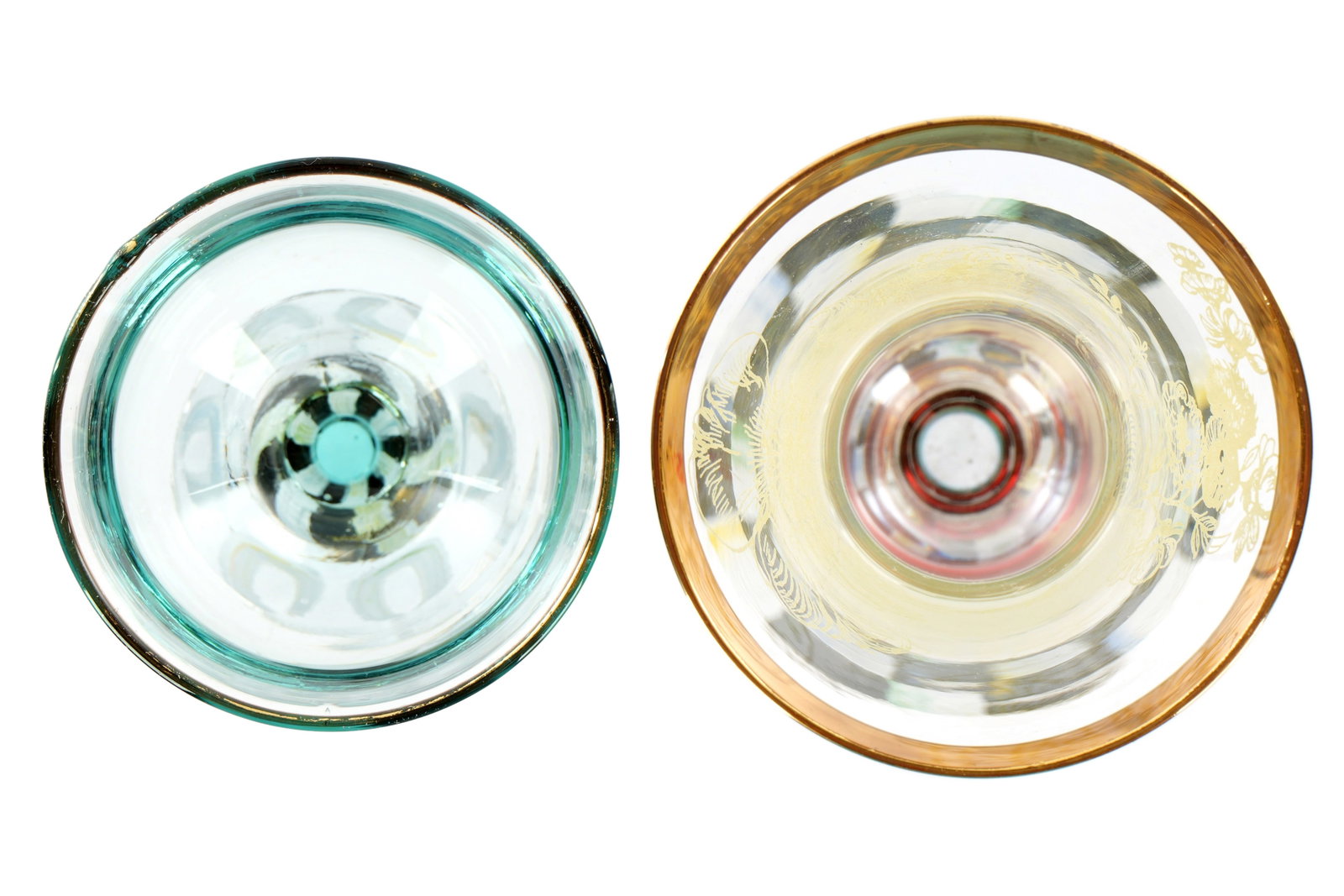 Two MacKenzie-Childs Painted Crystal Stemware - 5