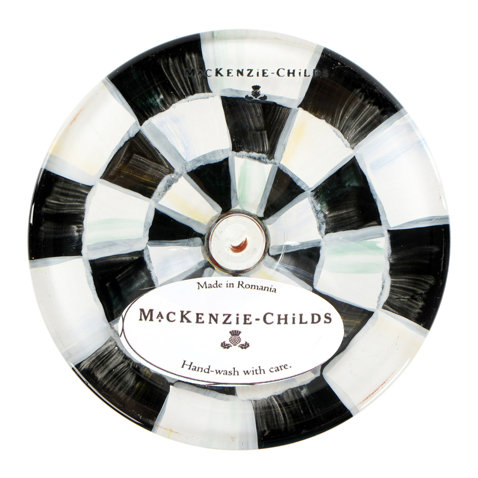 Two MacKenzie-Childs Painted Crystal Stemware - 7