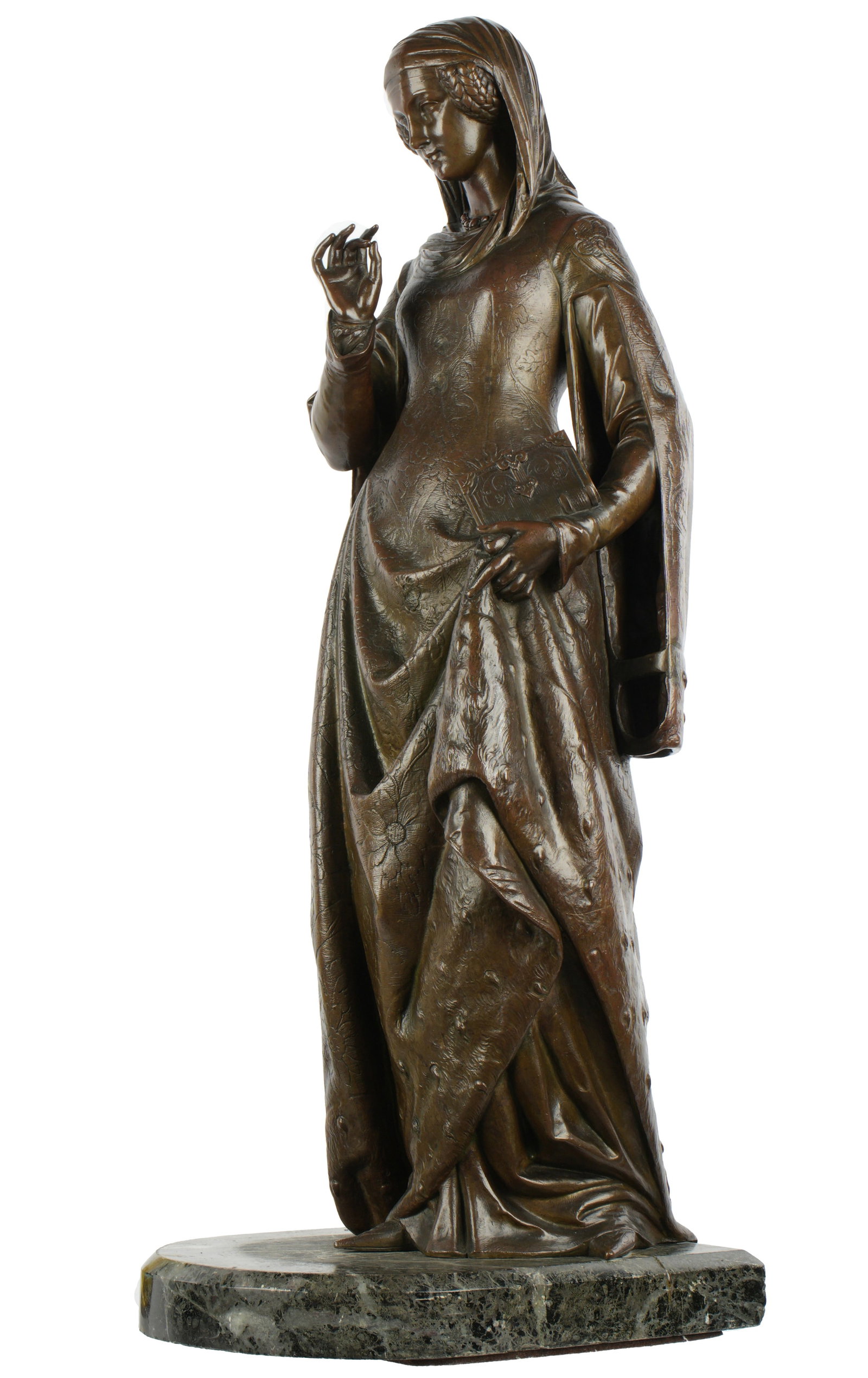 Emile Hebert Renaissance Woman Bronze Sculpture (1 of 8)