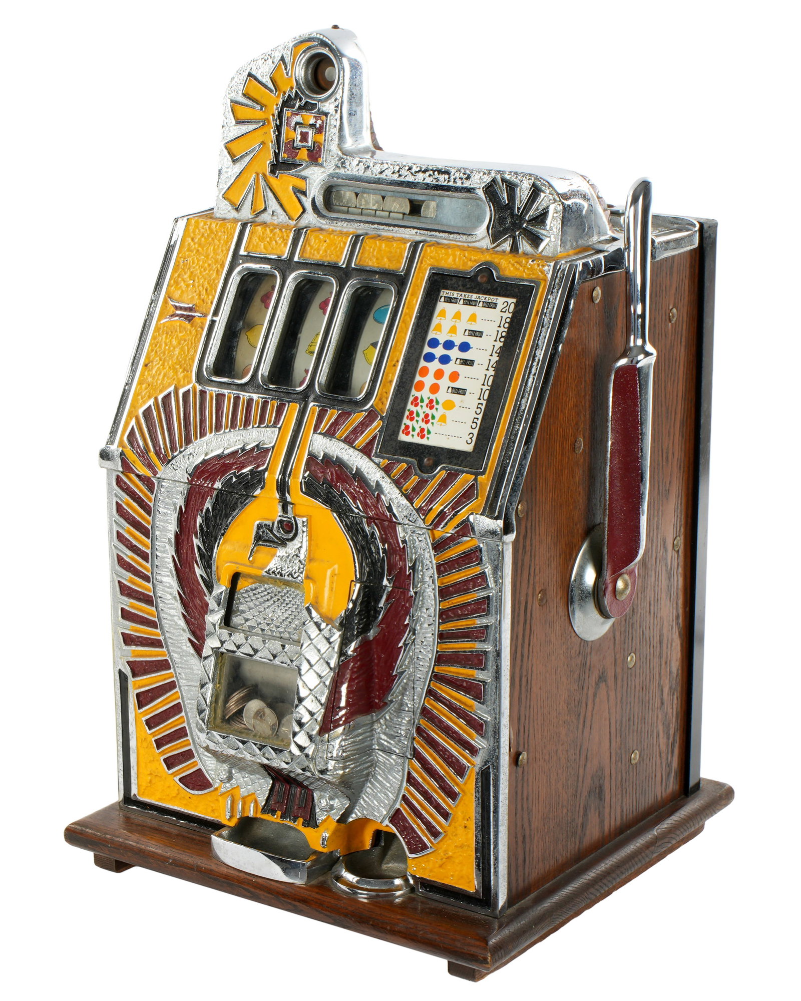 Mills War Eagle 25 Cent Slot Machine (1 of 7)