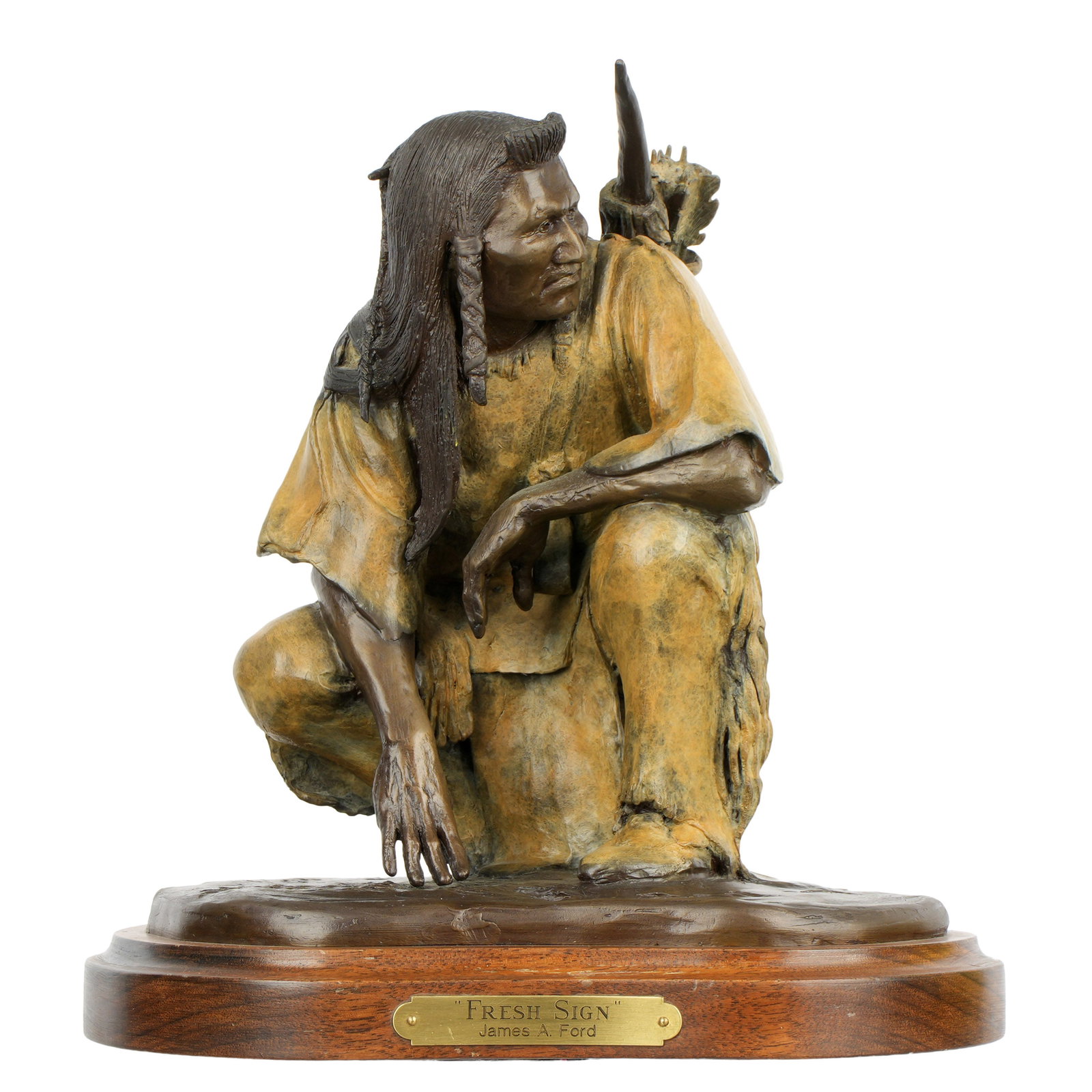 James A. Ford Fresh Sign Bronze Sculpture (1 of 8)