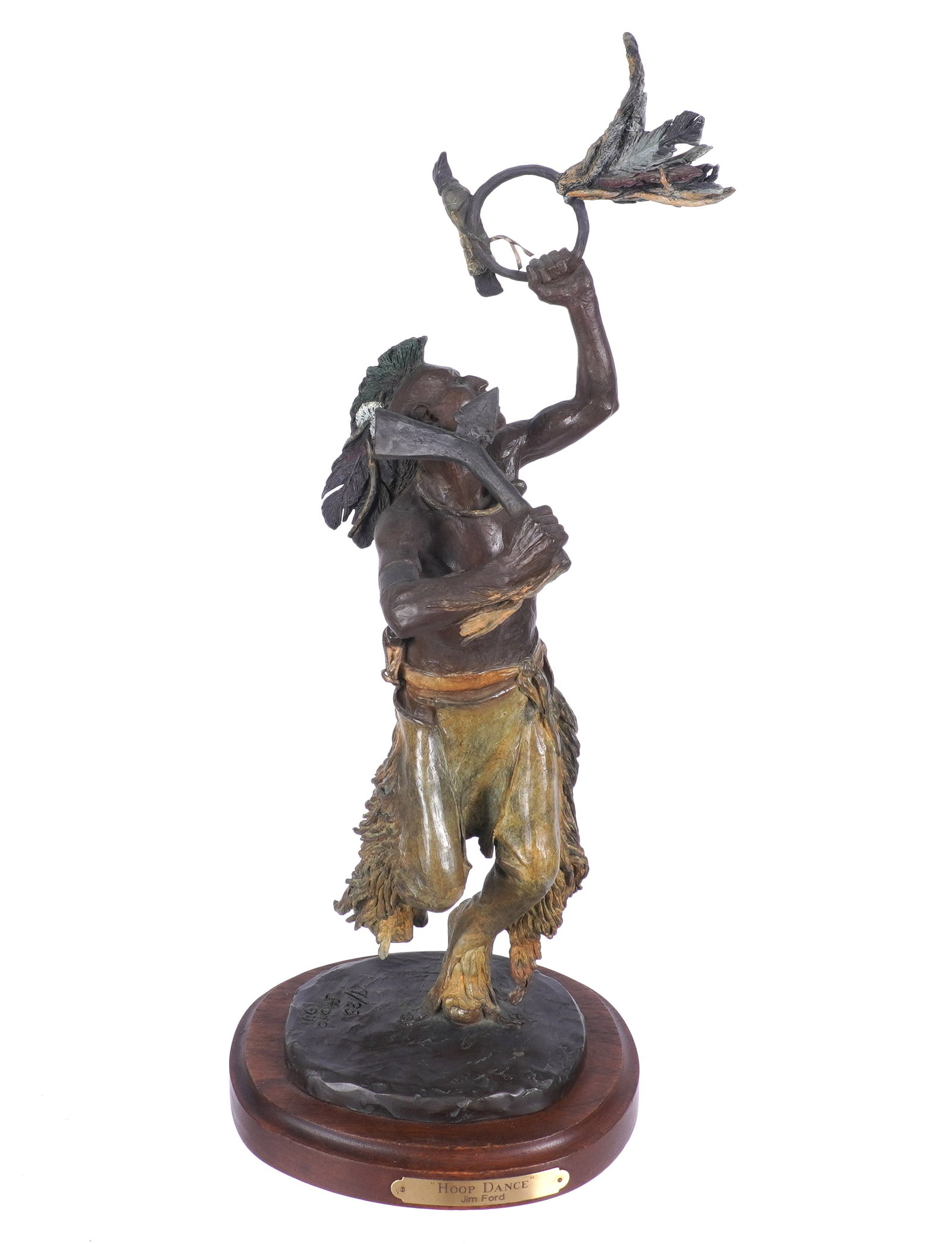 James A. Ford Hoop Dance Bronze Sculpture (1 of 8)