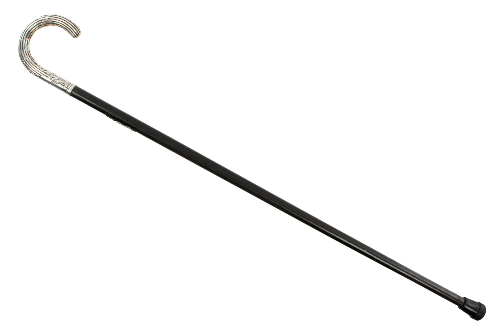 Russian Silver Mounted Walking Stick / Cane (1 of 6)