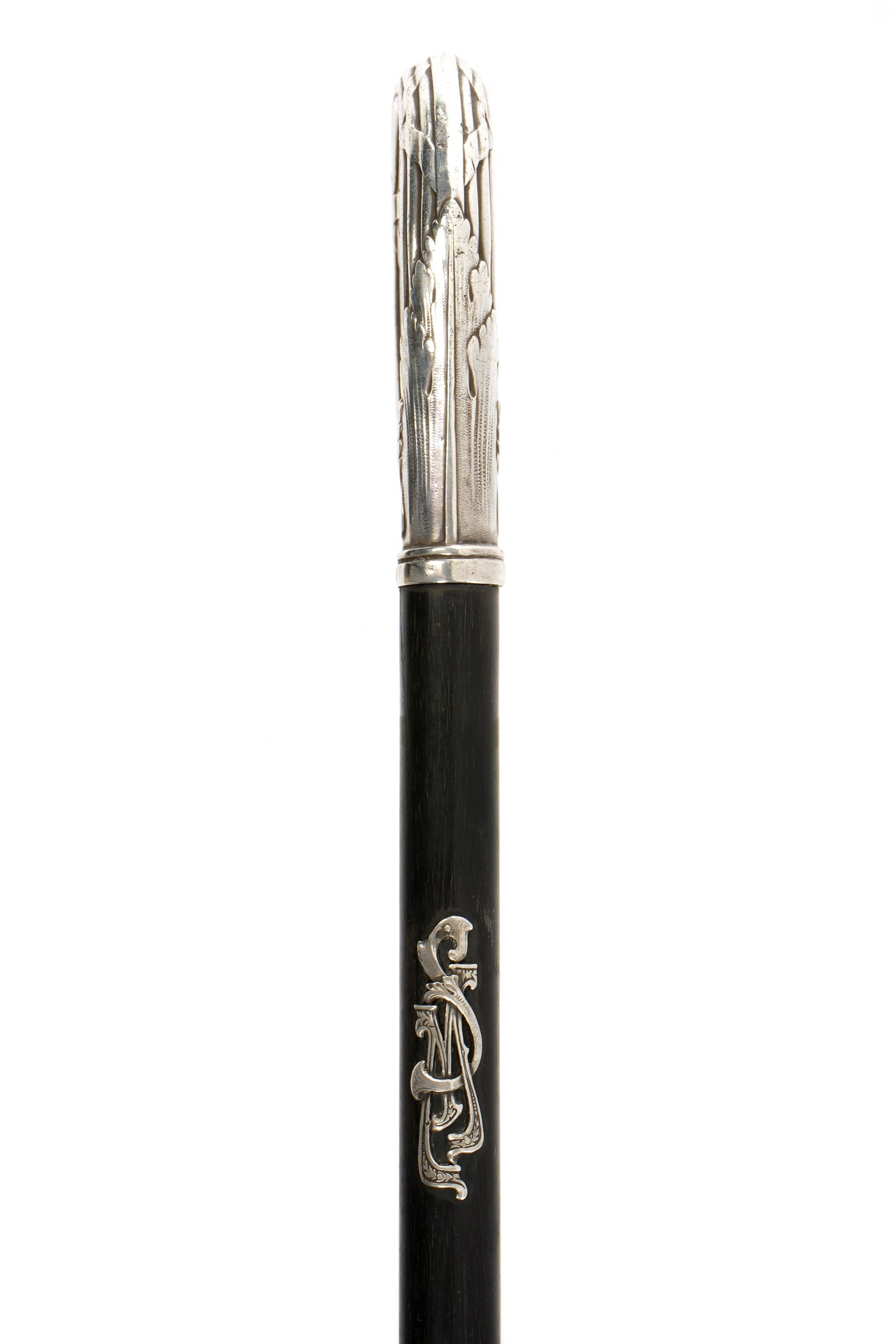 Russian Silver Mounted Walking Stick / Cane - 3