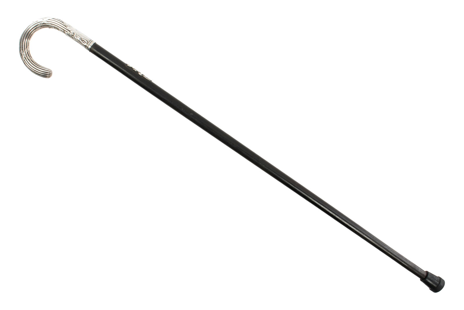 Russian Silver Mounted Walking Stick / Cane - 5