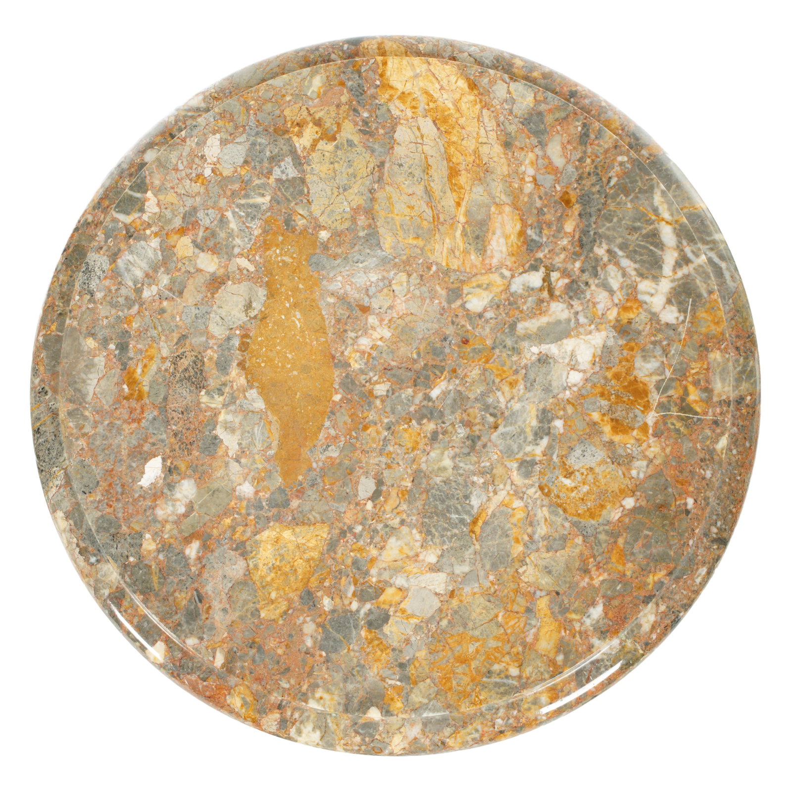 Pair Three Section Squat Marble Pedestals - 5
