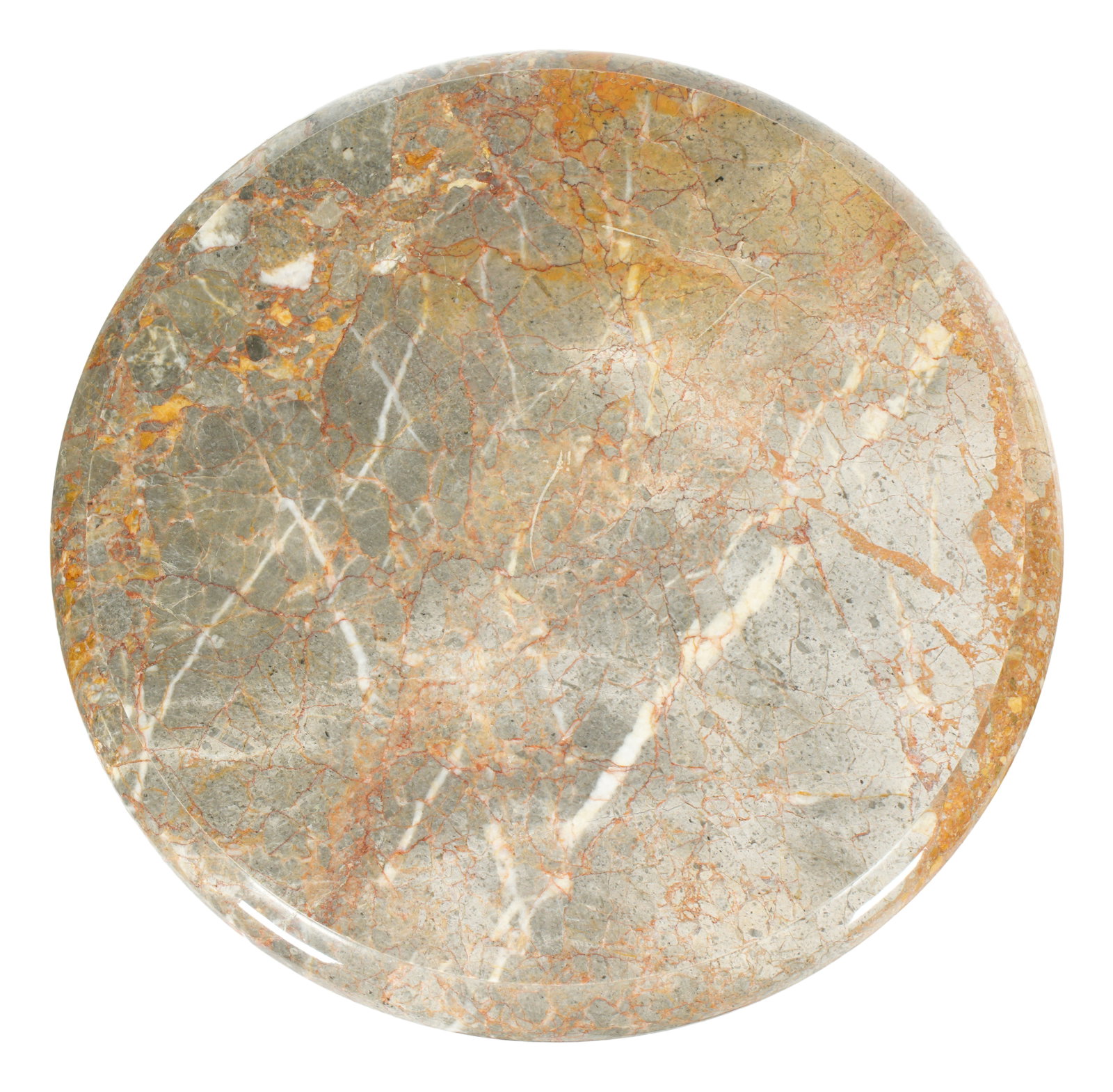Pair Three Section Squat Marble Pedestals - 6