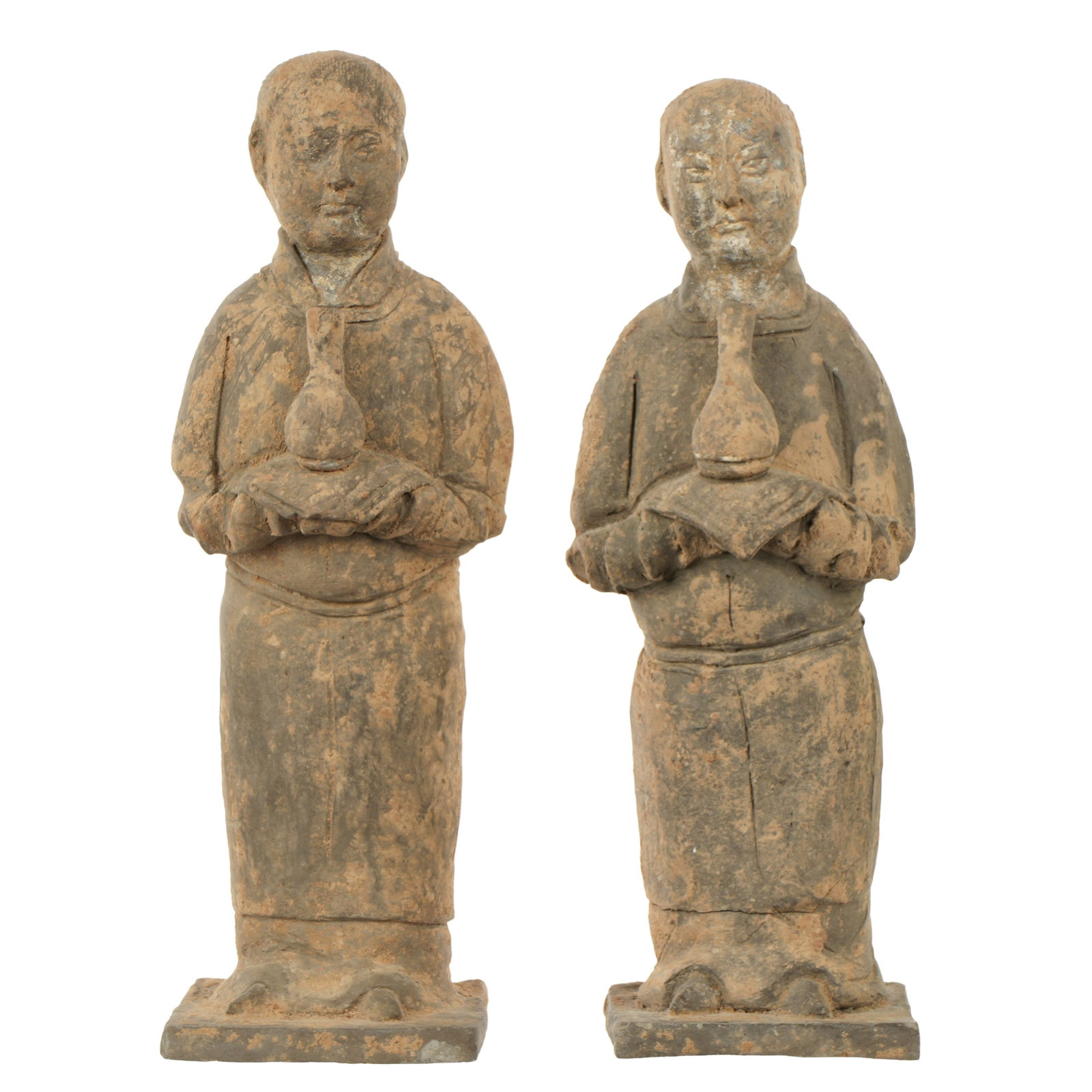 Two Chinese Northern Wei Pottery Minqi Figures (1 of 2)