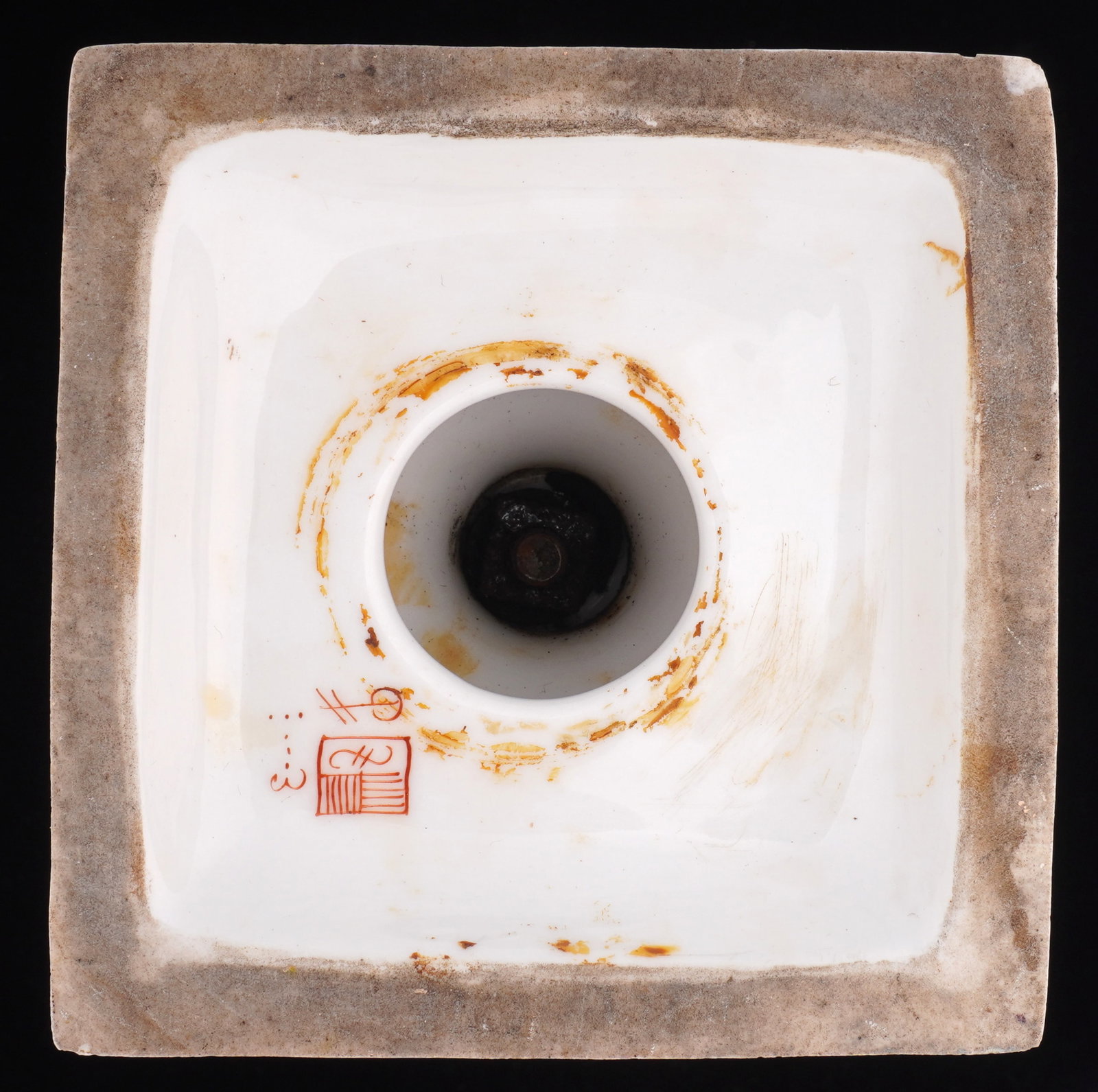 Pair Samson Chinese Export Urns with Eagles - 11