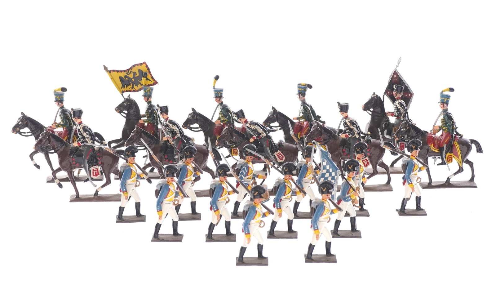 22 pc CBG Mignot Metal Toy Soldiers Figurines (1 of 14)