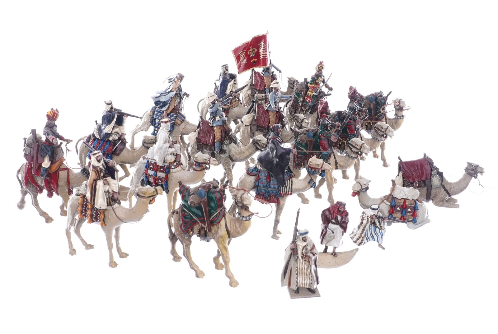 20 pc Somerset Arab Camel Brigade Toy Soldiers (1 of 13)