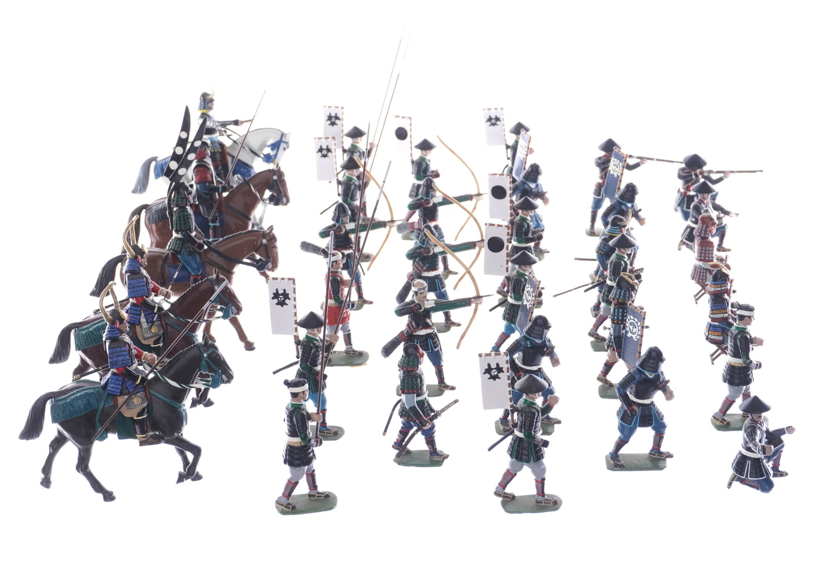 34 pc Somerset Japanese Toy Soldier Figurines (1 of 17)