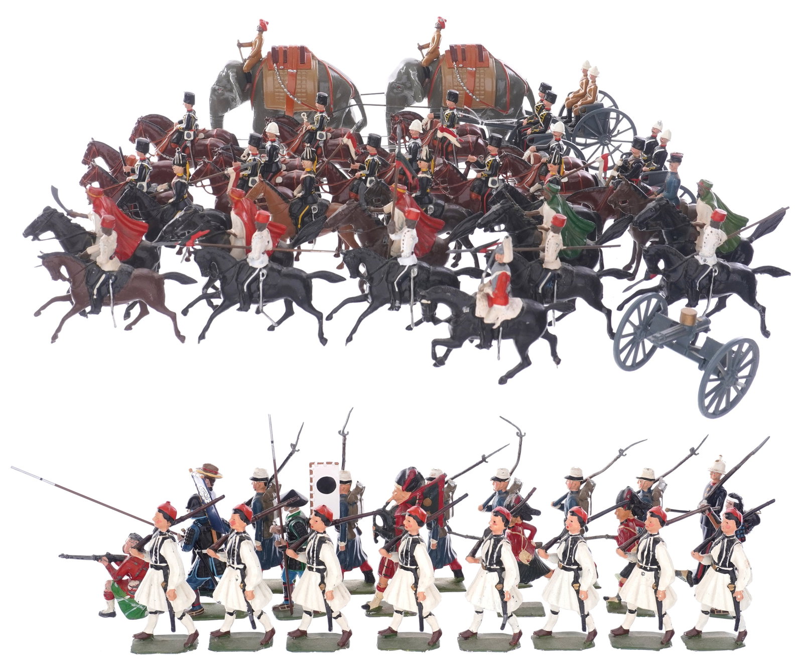 44 Pc Britians Toy Soldiers and Animals Figurines (1 of 13)