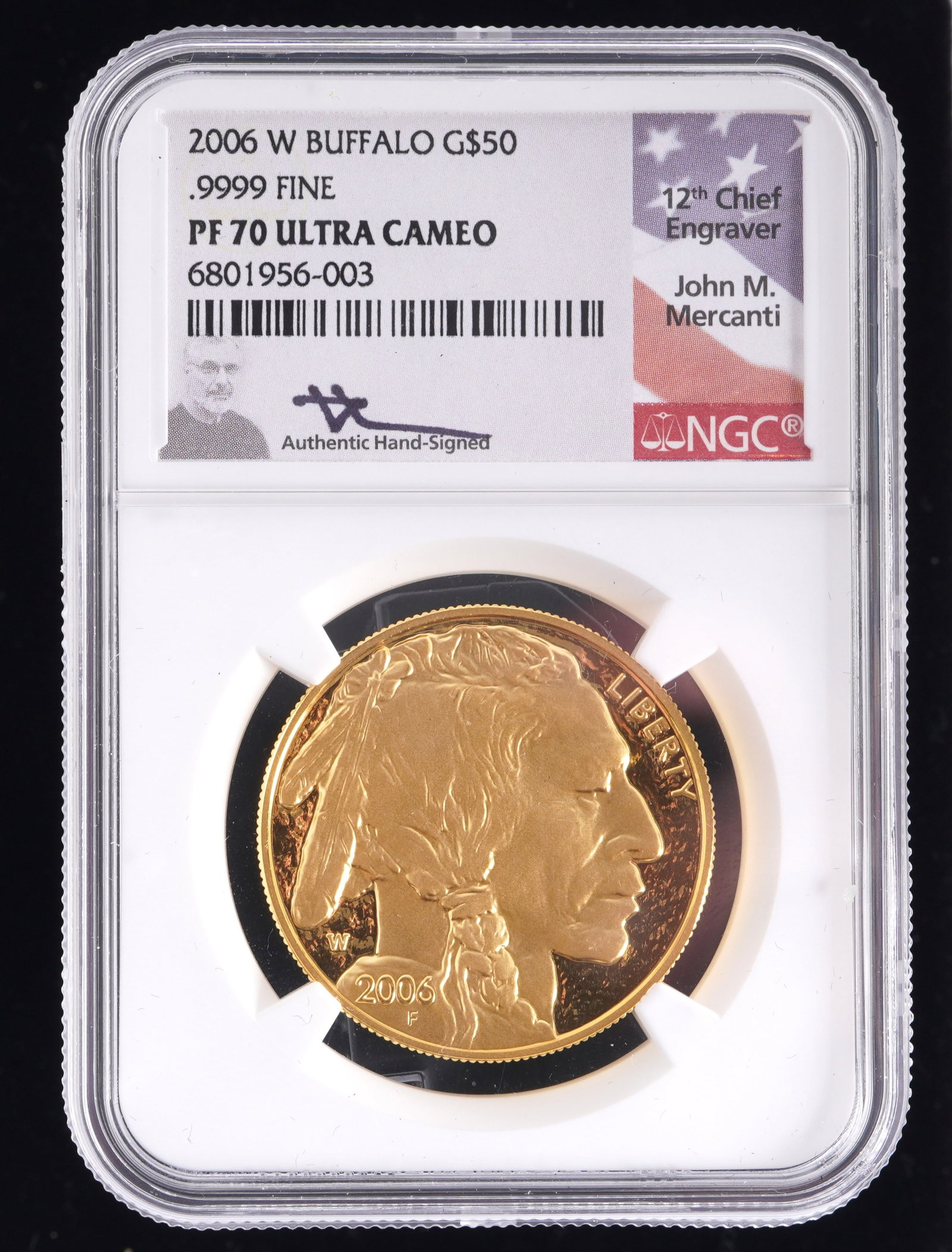 2006 US $50 Buffalo Gold Coin