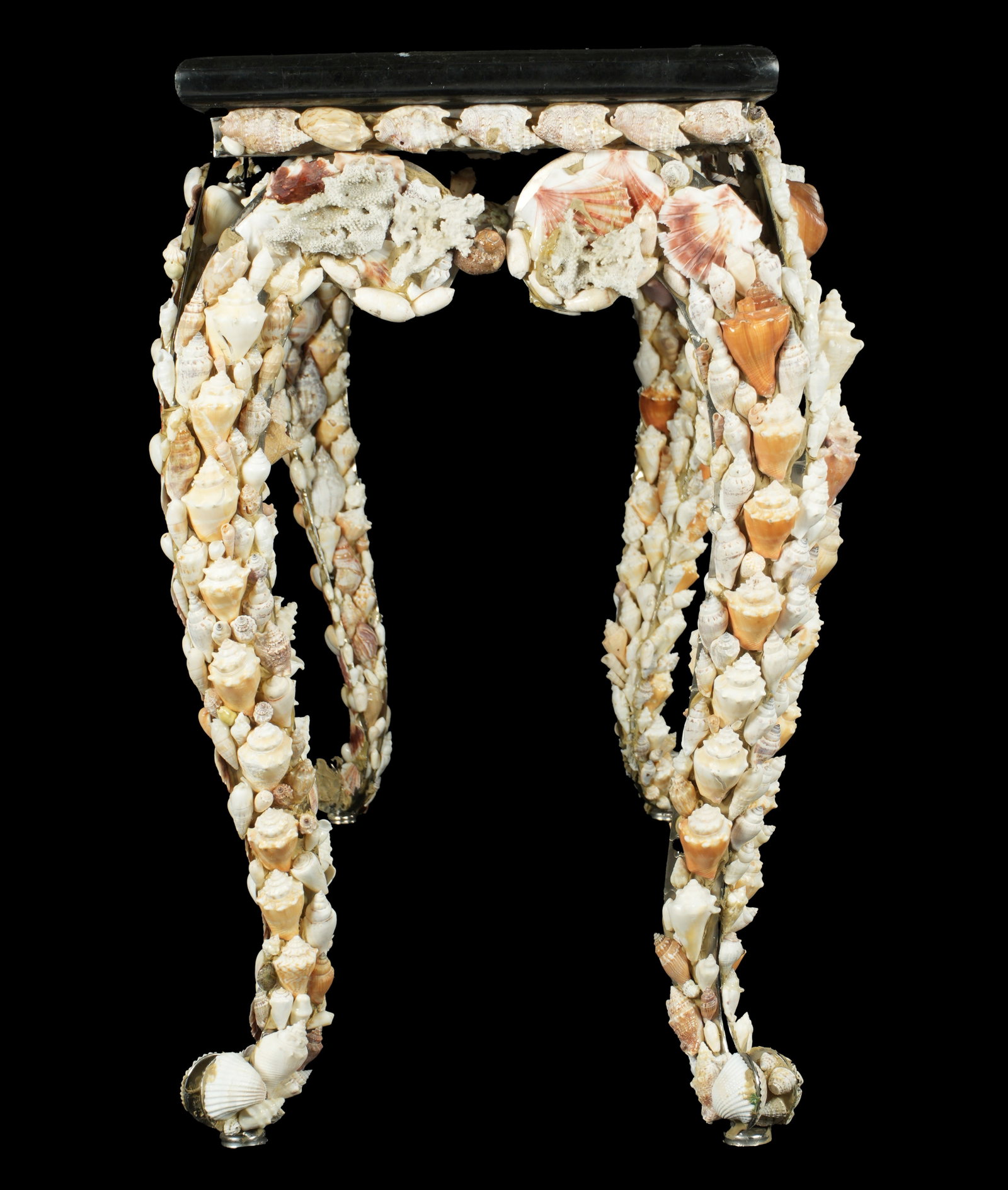 Coastal Shell Decorated Console Table - 5
