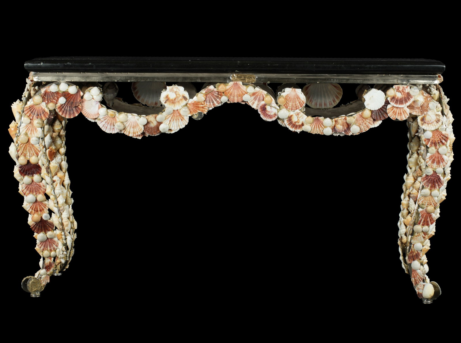 Coastal Shell Decorated Console Table - 6