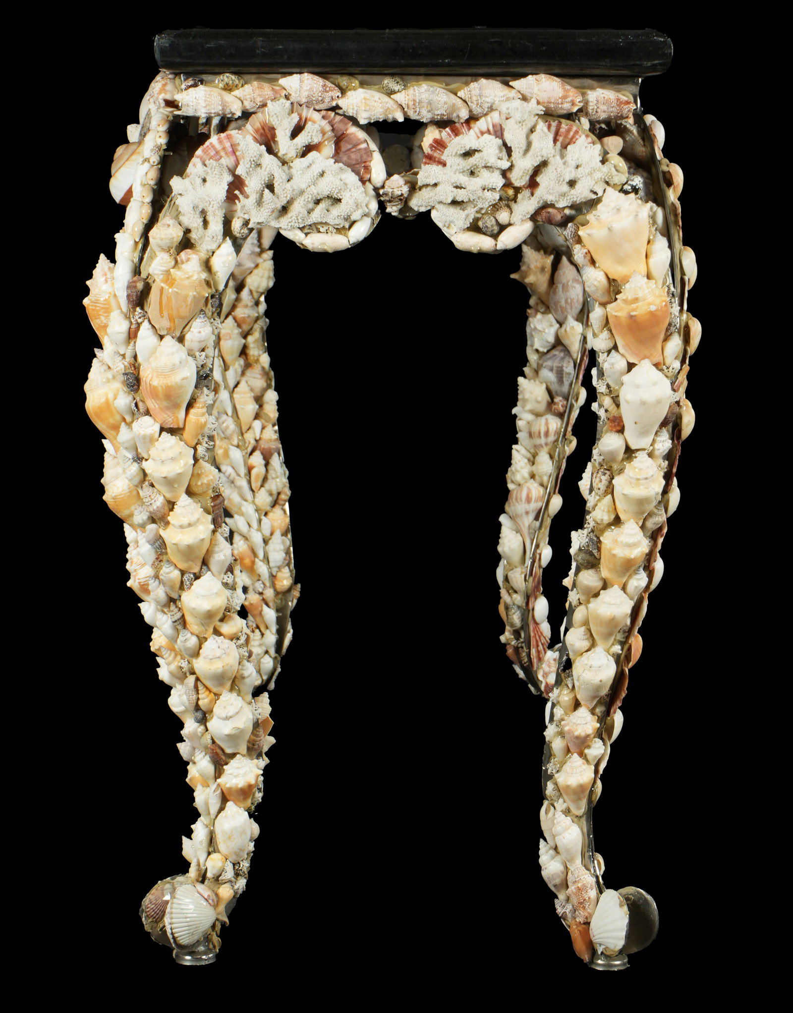 Coastal Shell Decorated Console Table - 8