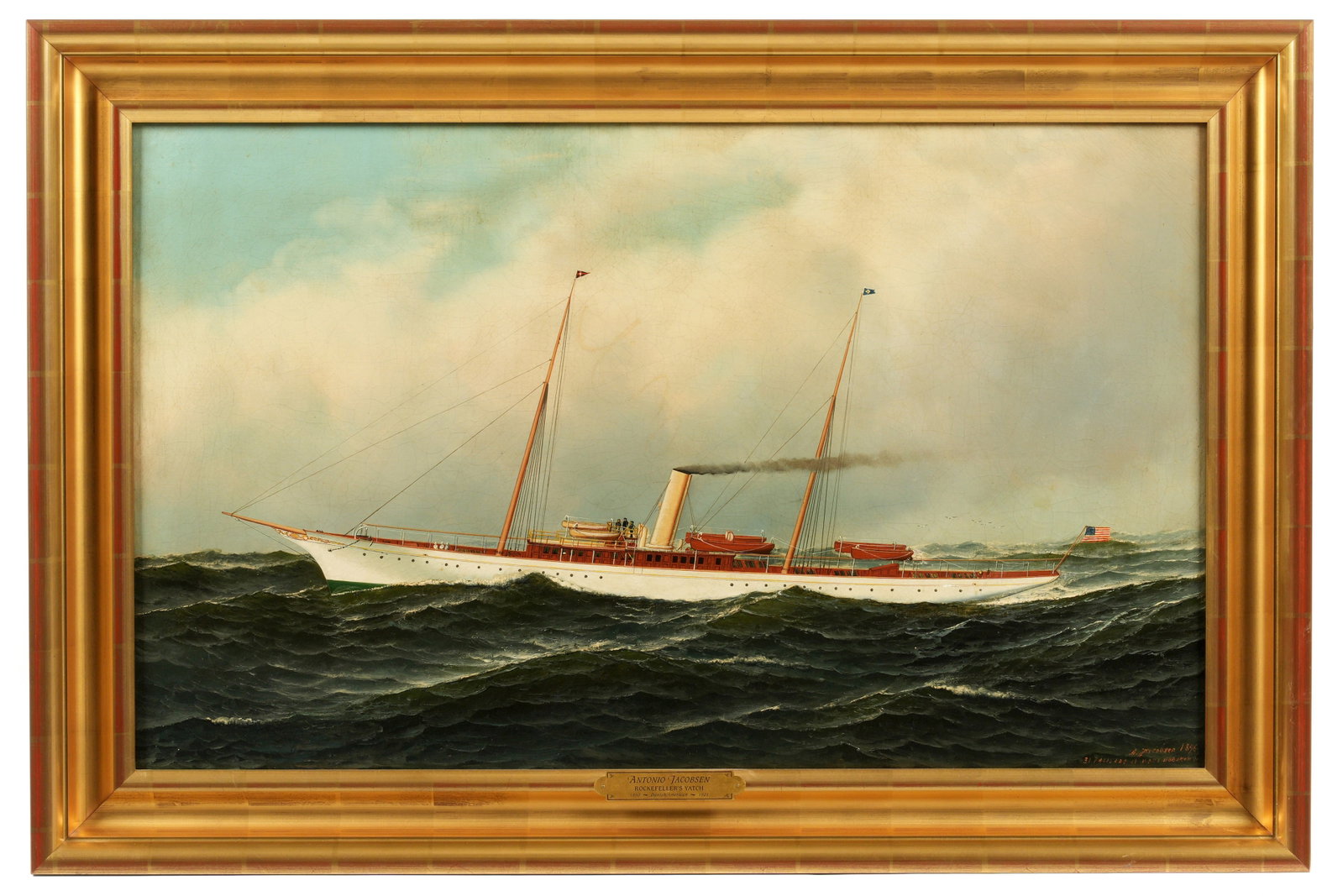 Antonio Jacobsen "Rockefellers Yacht" Maritime (1 of 8)