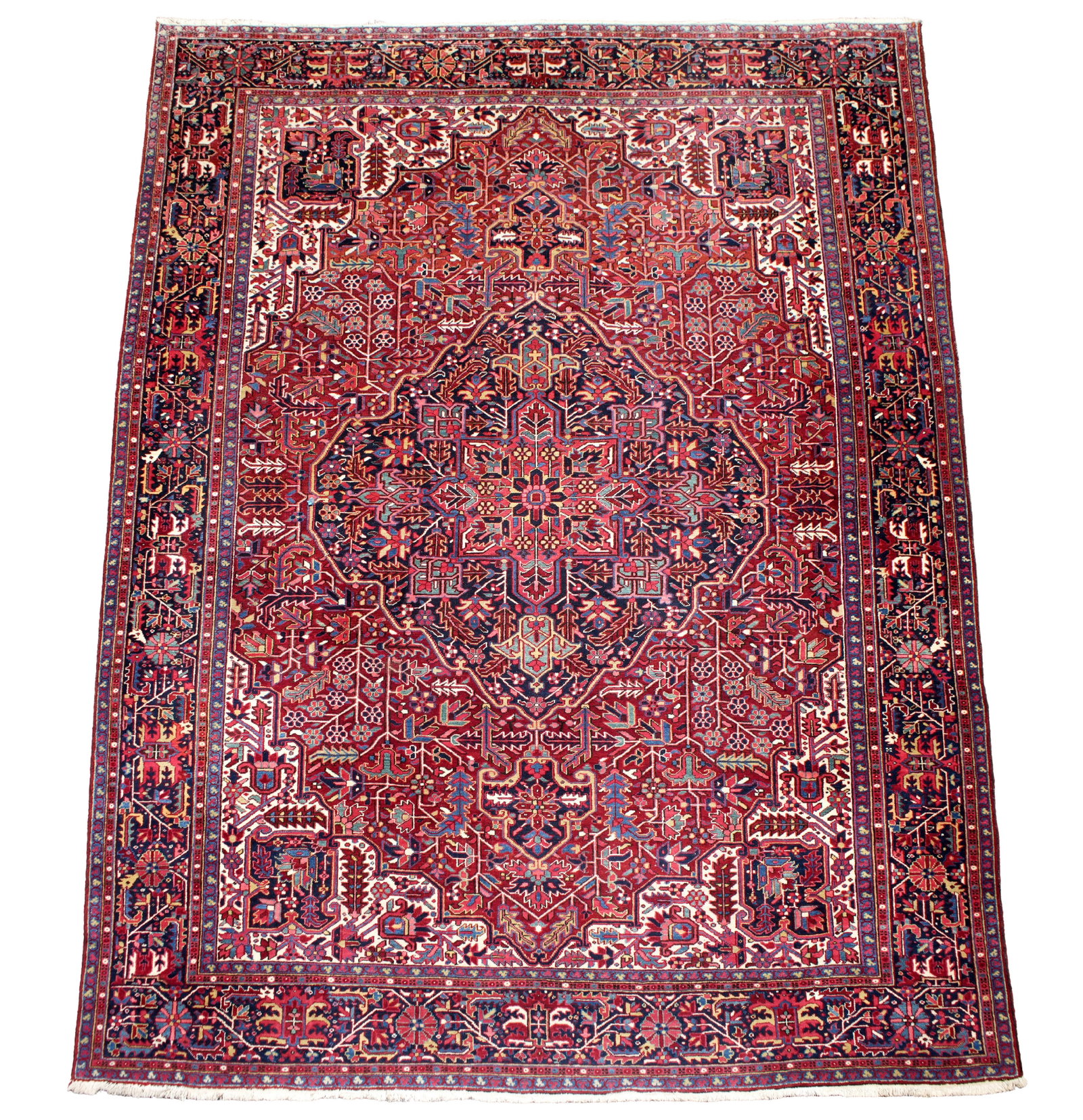 10' x 14' Antique Heriz Carpet / Rug (1 of 5)