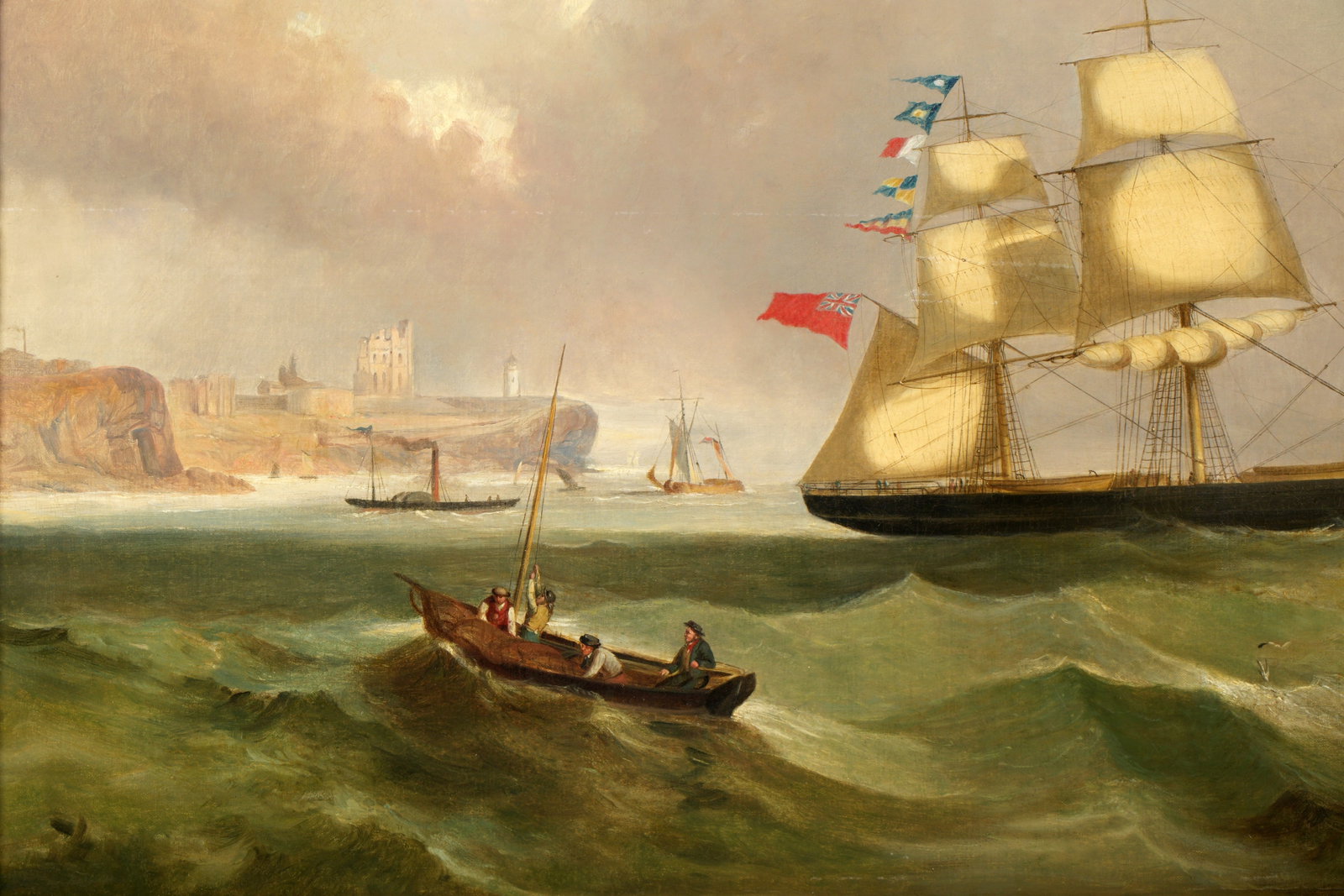 George Stainton On the Medway Maritime Painting - 4