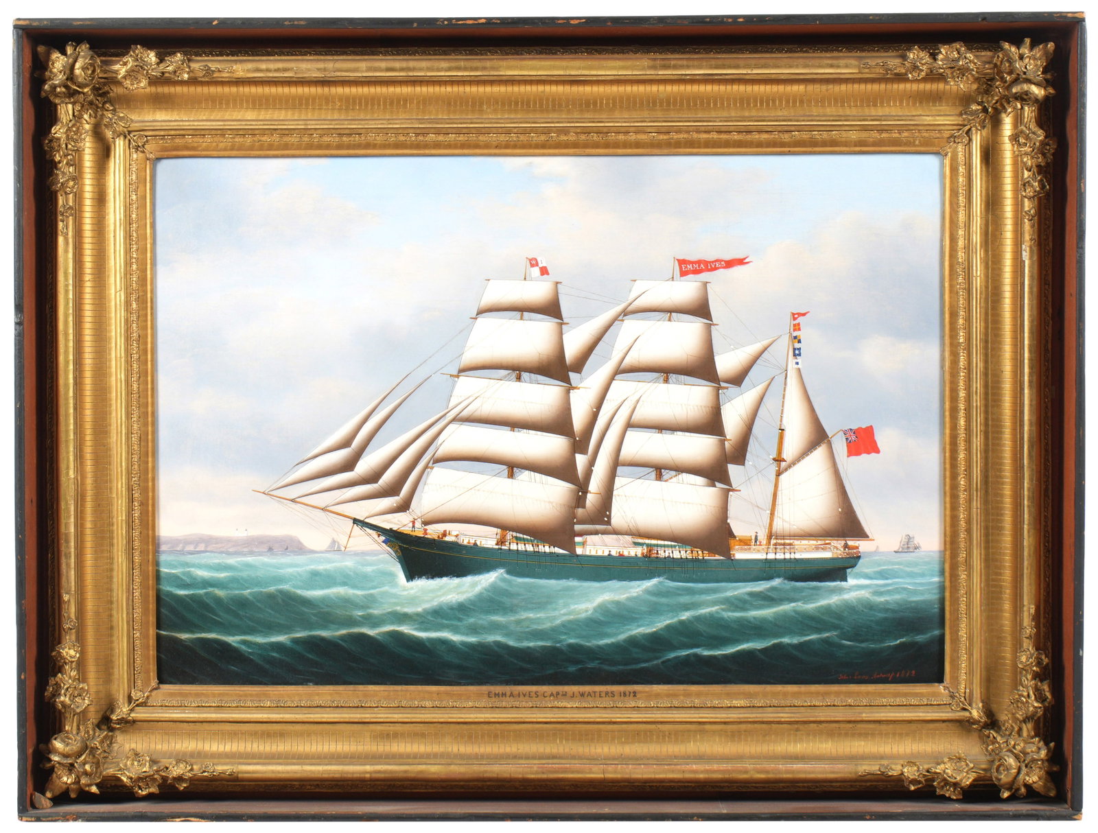 John Frederick Loos The Schooner Emma Ives (1 of 6)