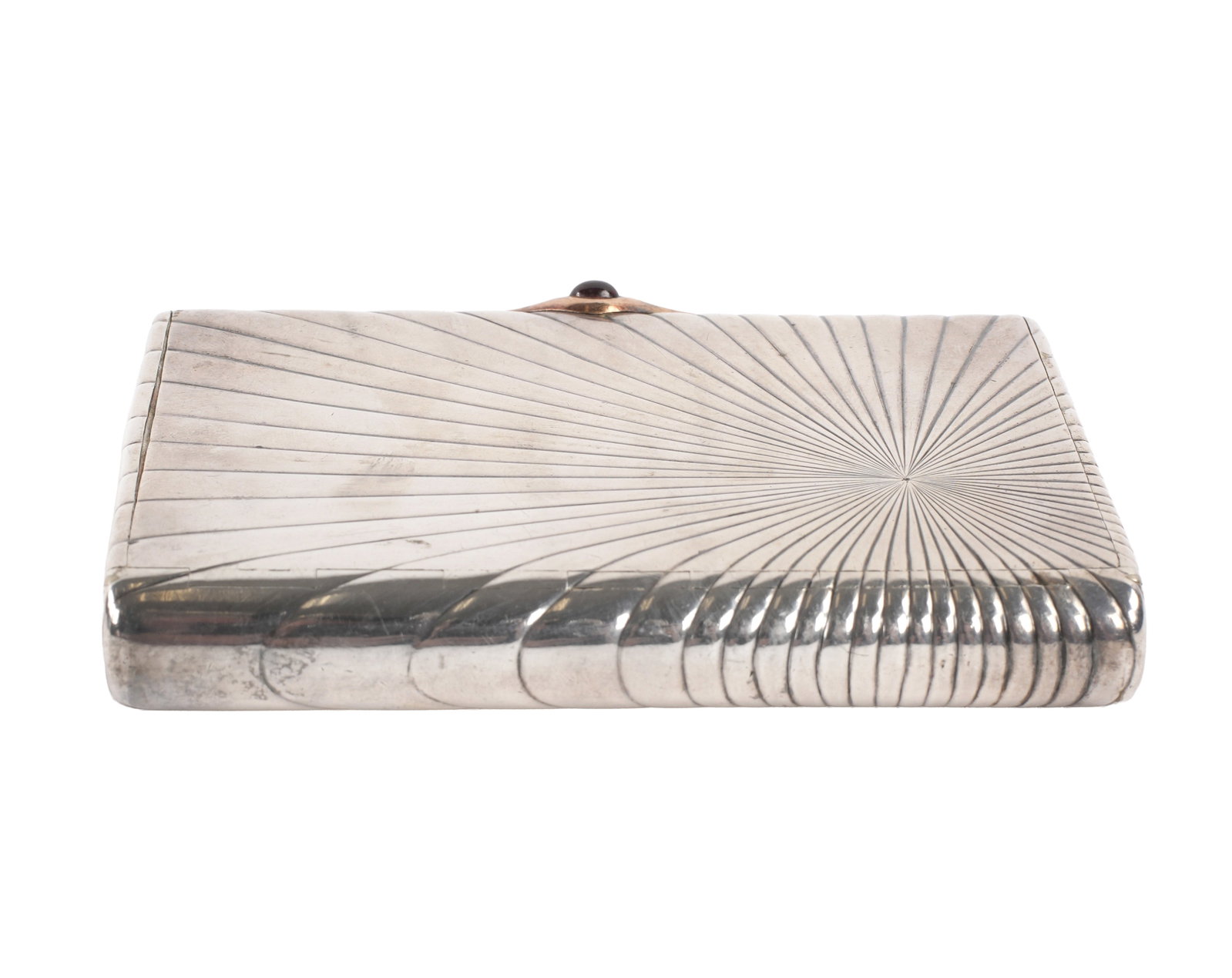 Russian Silver Gold and Ruby Card Case - 5