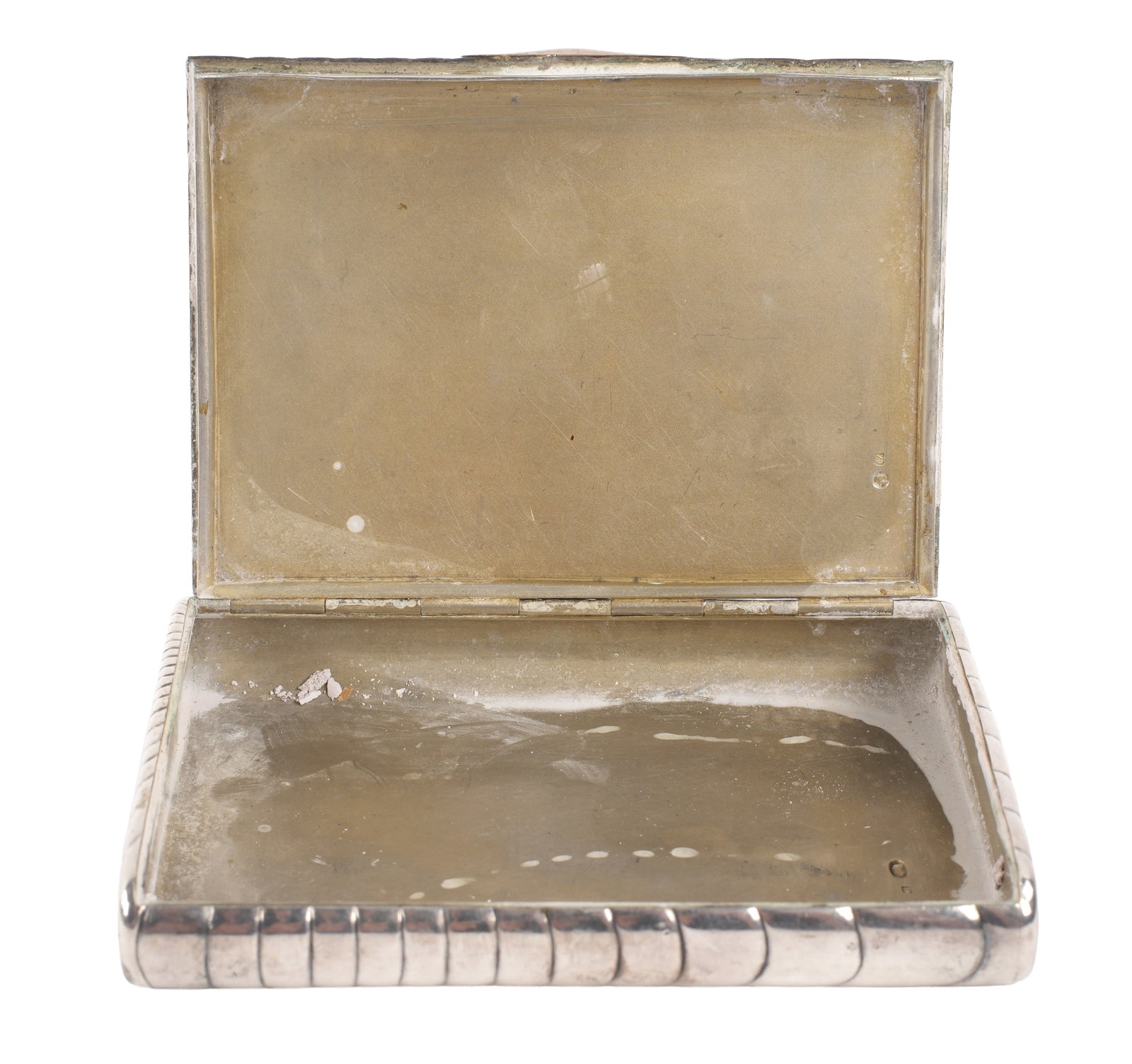 Russian Silver Gold and Ruby Card Case - 7