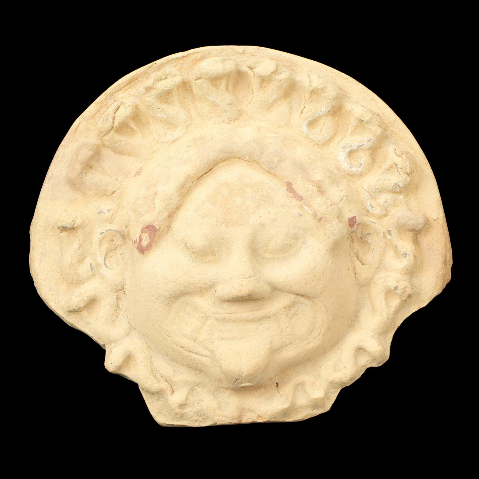 Etruscan Pottery Antefix of Medusa (1 of 7)