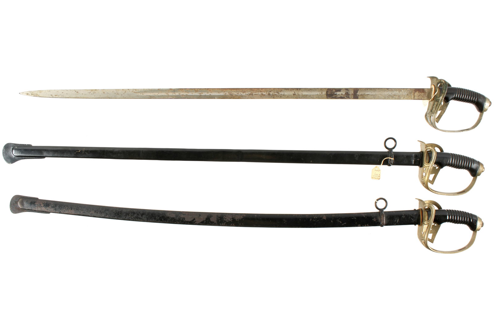 Three Prussian Imperial German M1889 Swords - 7
