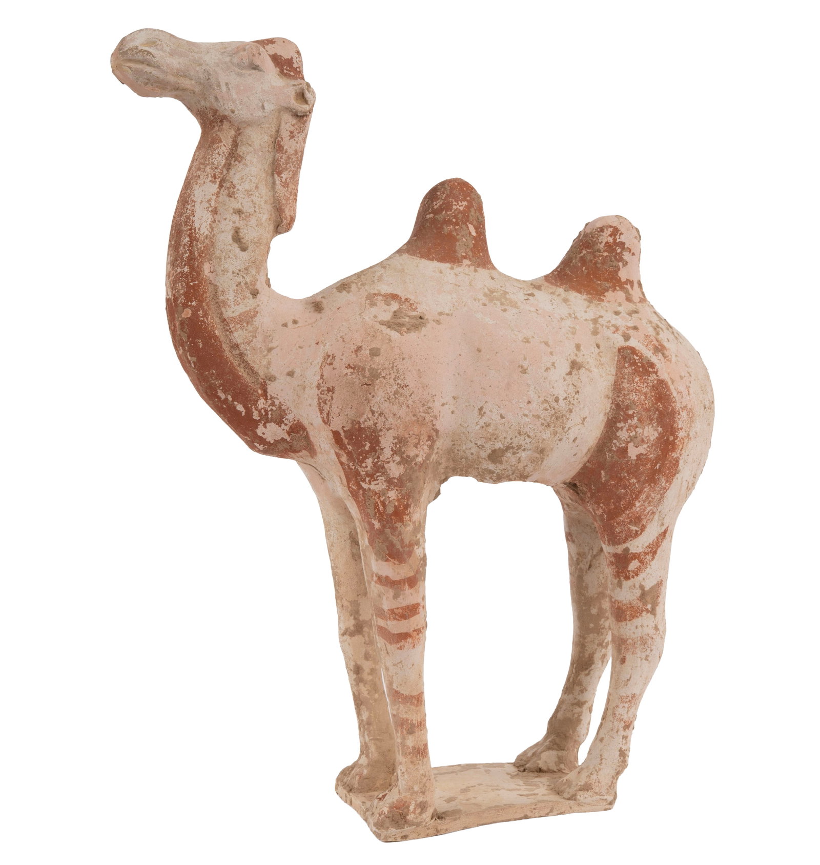 Chinese Tang Dynasty Polychrome Terracotta Camel (1 of 10)