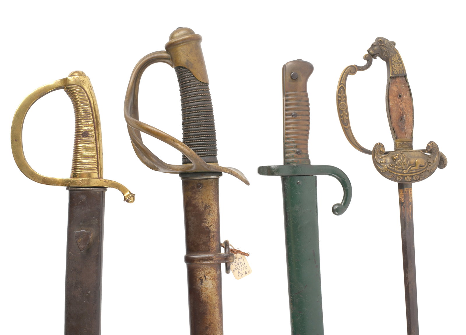 3 French Cutlass Cavalry Swords: Full Description and condition coming soon.
