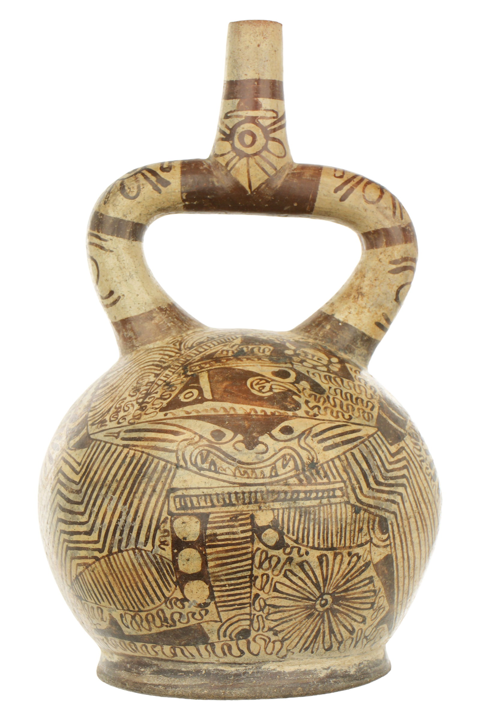 Moche Stirrup Cup: Full Description and condition coming soon.