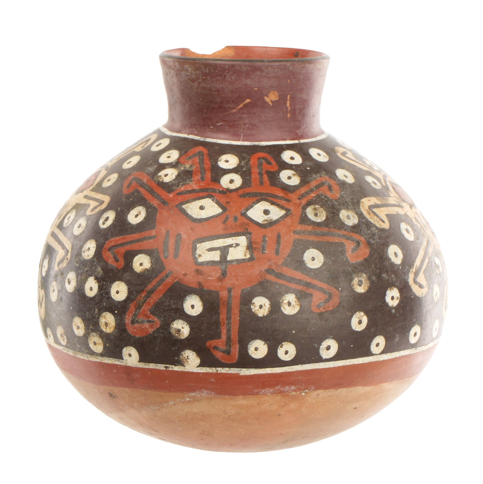 Nazca Pottery Vessel: Full Description and condition coming soon.