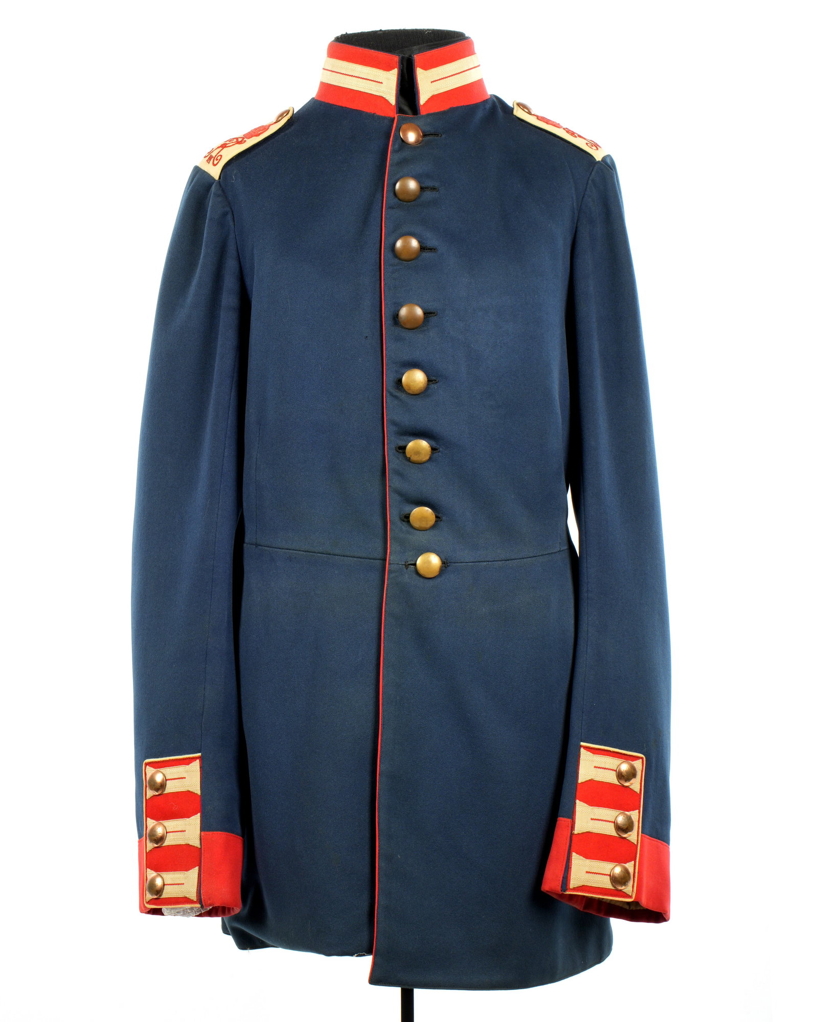 Prussian Cavalry Jacket Red / Blue (1 of 6)