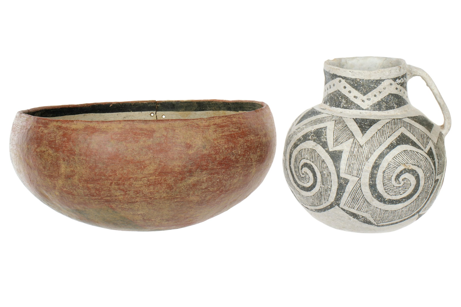 Two Piece Southwest Pottery: Full Description and condition coming soon.