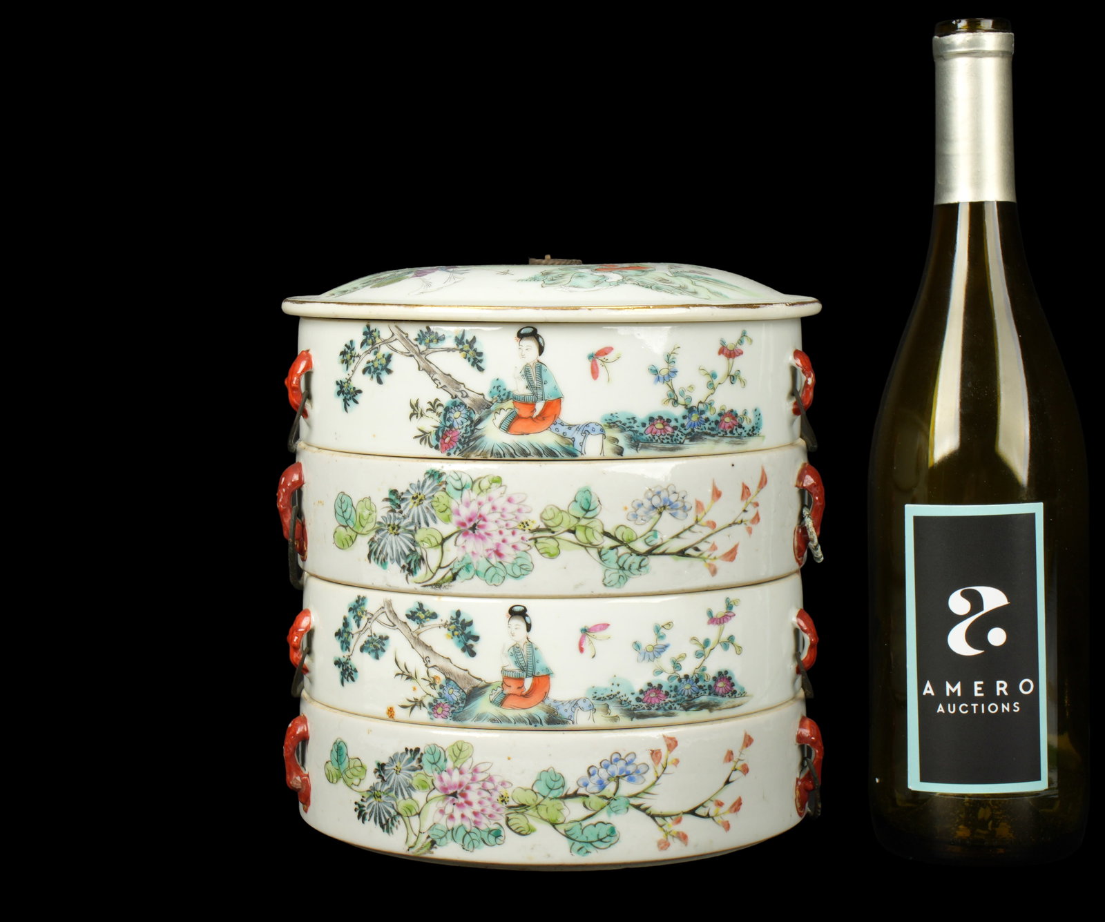 Chinese Porcelain Four Stack Box - 2