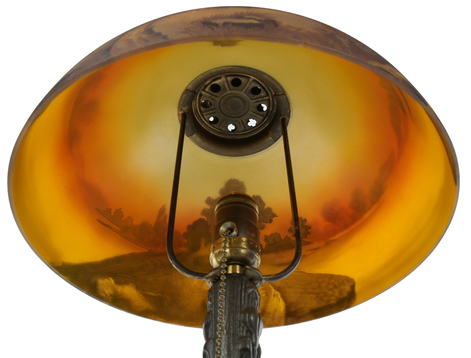 Reverse Painted Table Lamp - 8