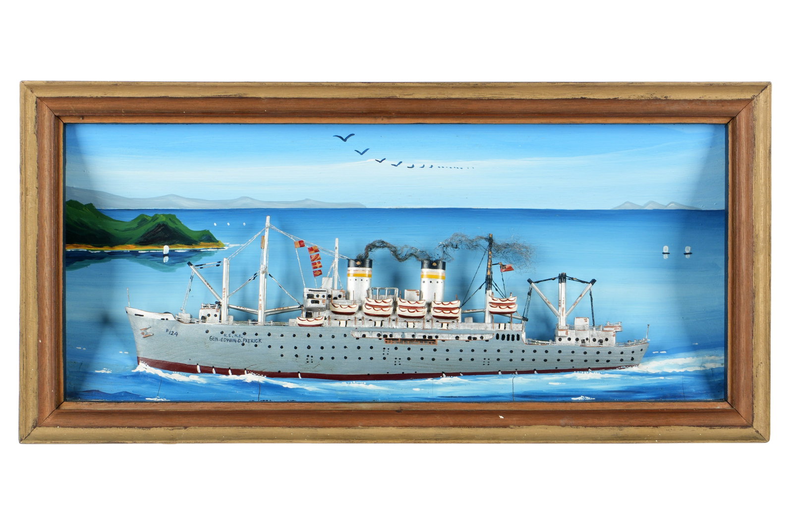 Gen. Edwin D. Patrick Naval Transport Ships Diorama (1 of 1)