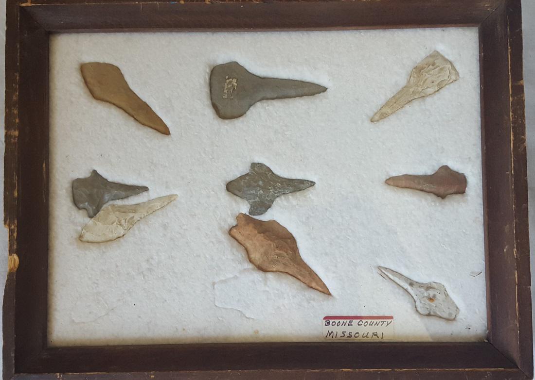 collection of arrowheads (1 of 3)