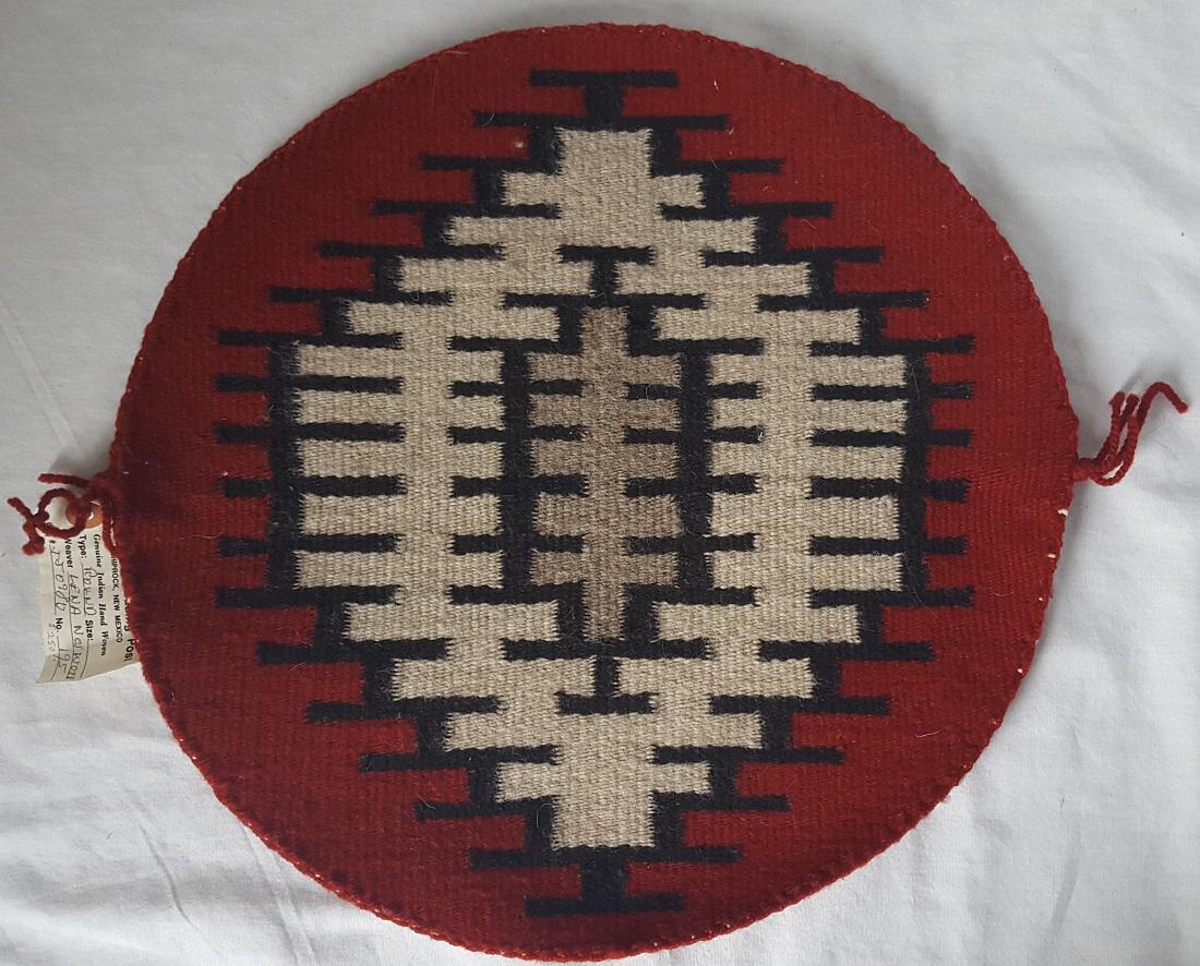 round navajo textile (1 of 2)