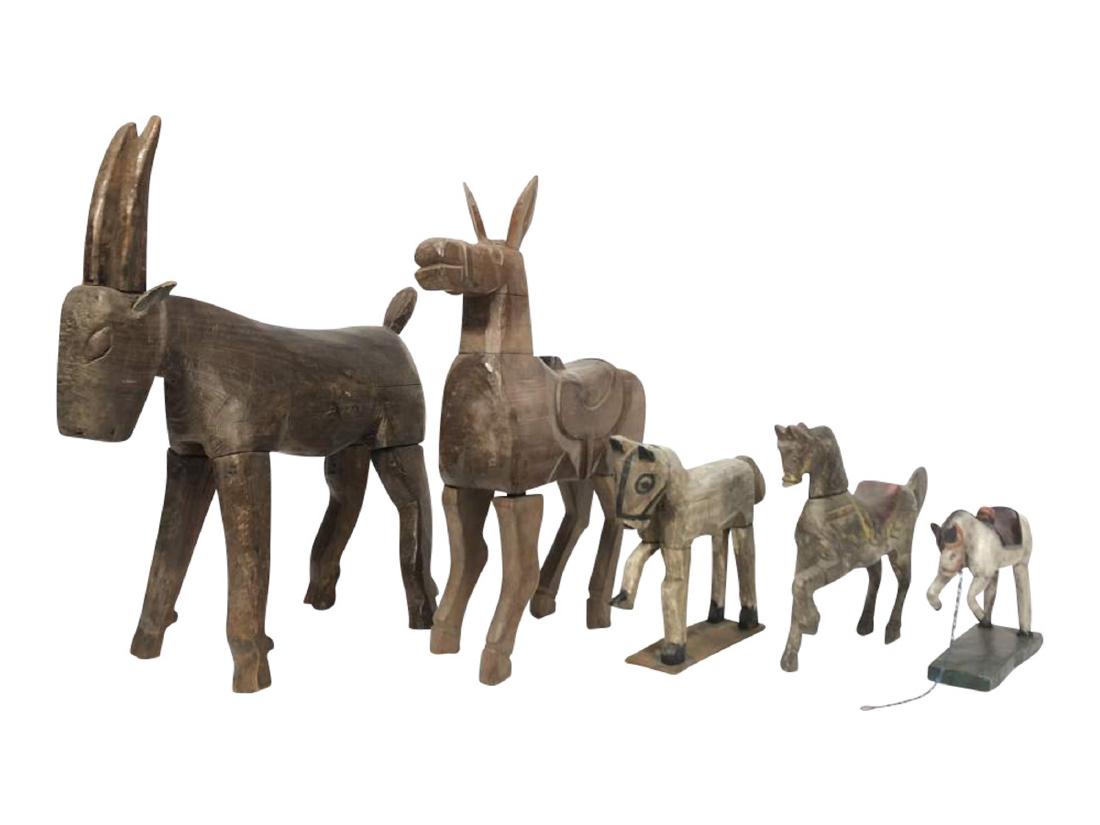 Collection of Carved Horses, Spanish Colonial (1 of 4)