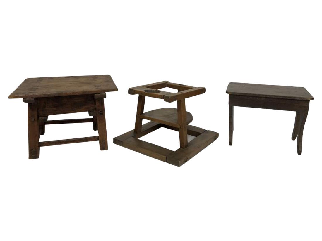Grouping of Stools, Spanish Colonial (1 of 7)