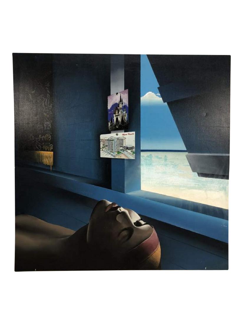 Acrylic on Canvas, "Siesta" by David Smith (1 of 2)