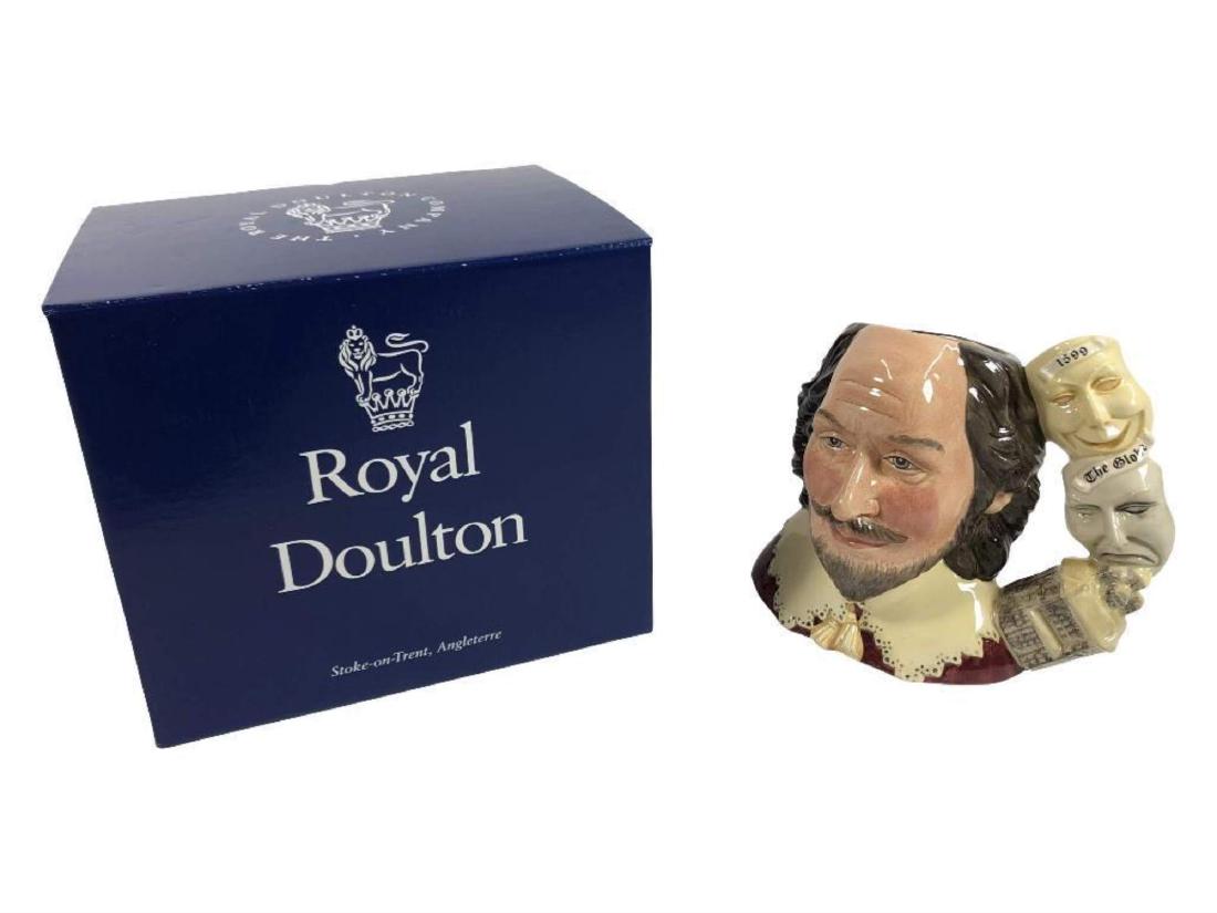 Royal Doulton Jug:  William Shakespeare, With Original (1 of 4)