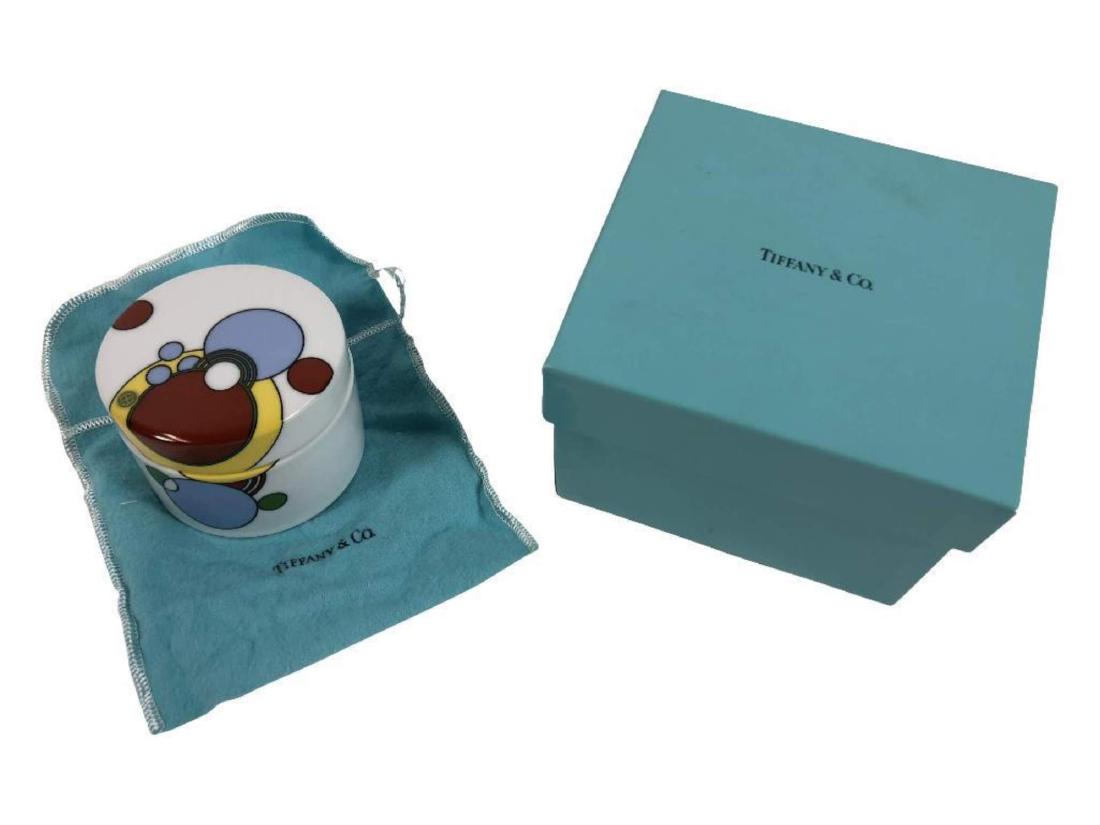 Tiffany & Co. Glass Jar With Lid, "Cabaret", Design Ada (1 of 3)