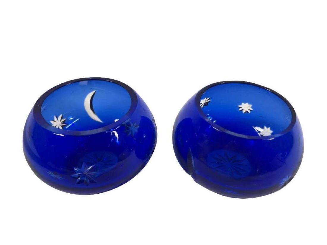 Pair Faberge Glass Bowls (1 of 4)