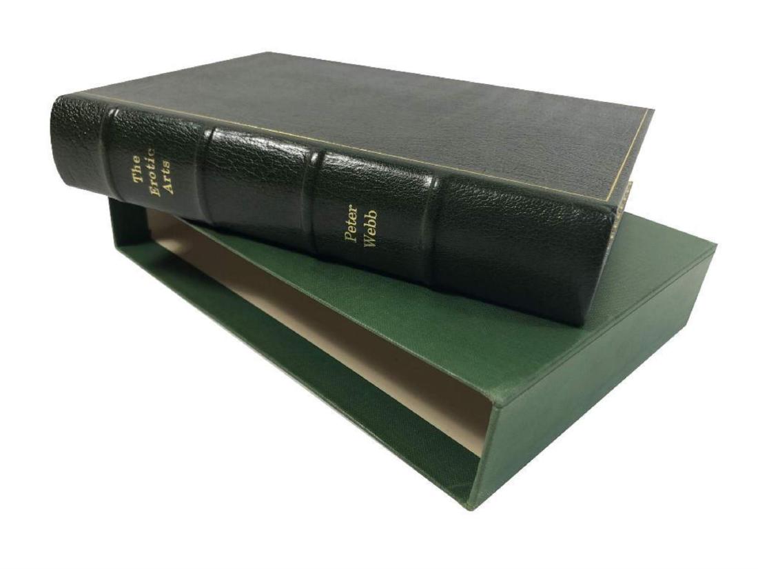 The Erotic Arts By Peter Webb, ed. 97 of 100: Copy 97 of 100 Limited Edition books sold to the public. Contains a signed and numbered 14 colour screen print by Allen Jones, and a signed and numbered copper engraving by David Hockney. Printed in 1