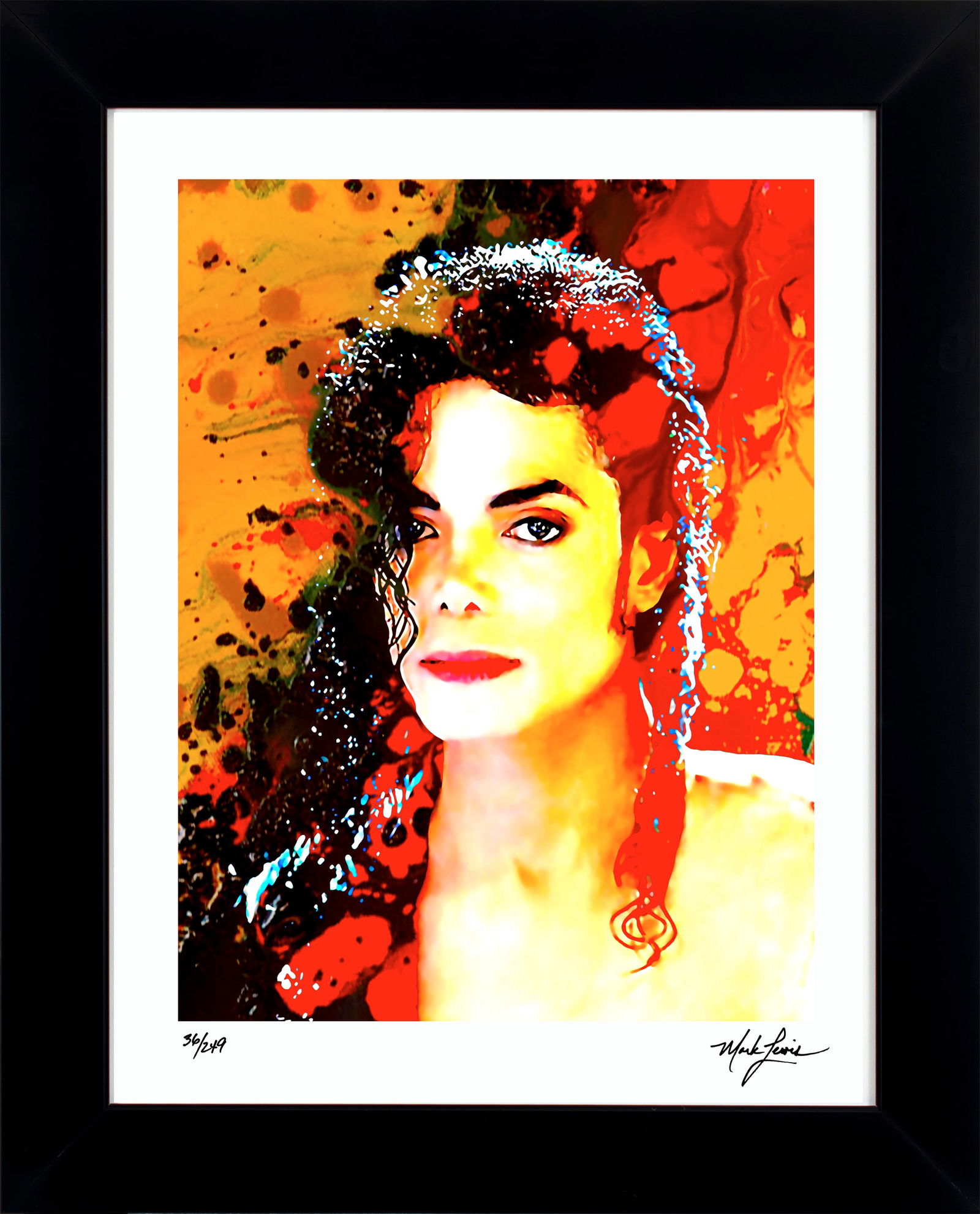 Michael Jackson Signed Man In The Mirror