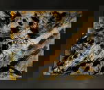 Mark Lewis (1958-) Original Abstract Painting On Canvas – signed with COA 024-25